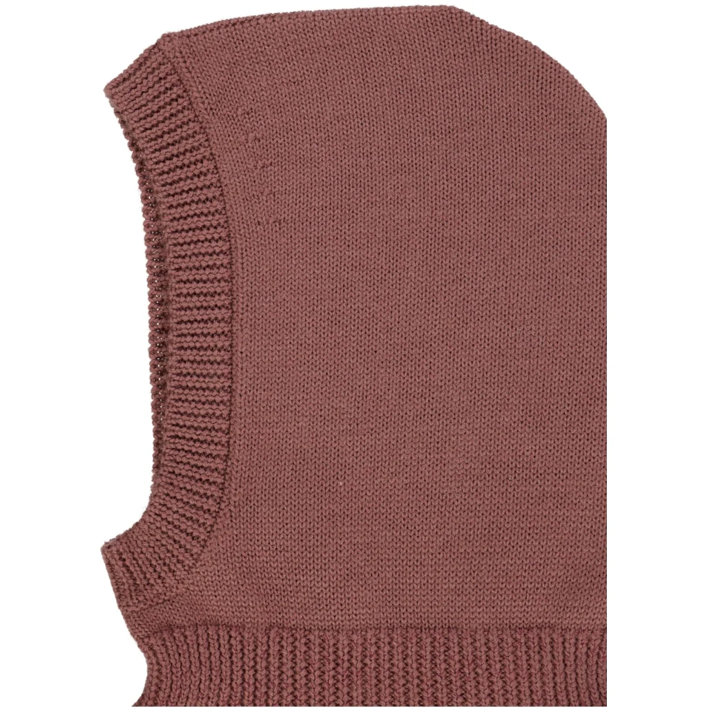 Knitted Balaclava Ello - rose brown - Image 3
