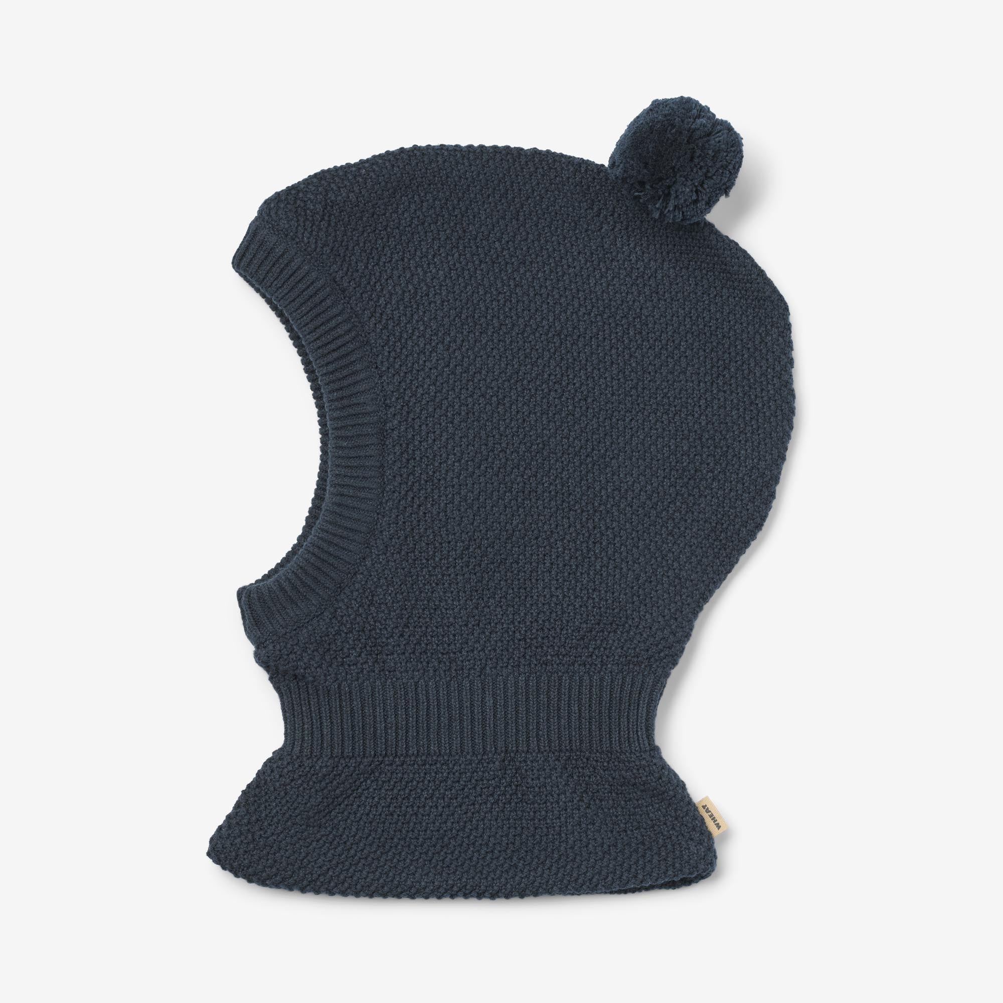 Knitted Balaclava Pomi - ink melange