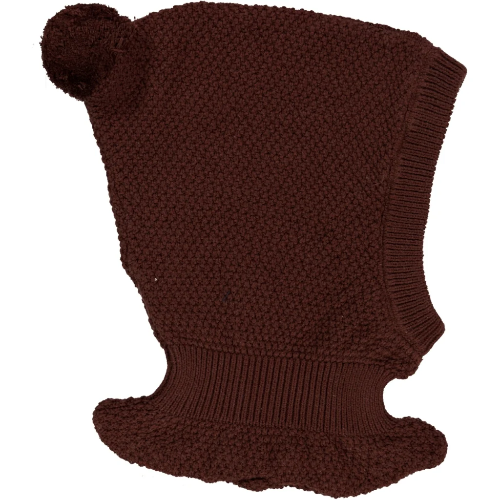 Knitted Balaclava Pomi - maroon - Image 2