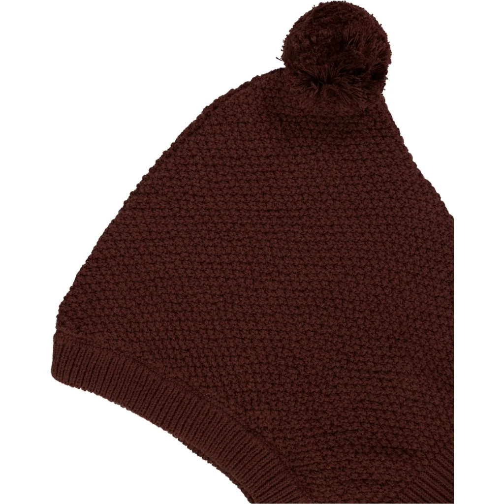 Knitted Balaclava Pomi - maroon - Image 3