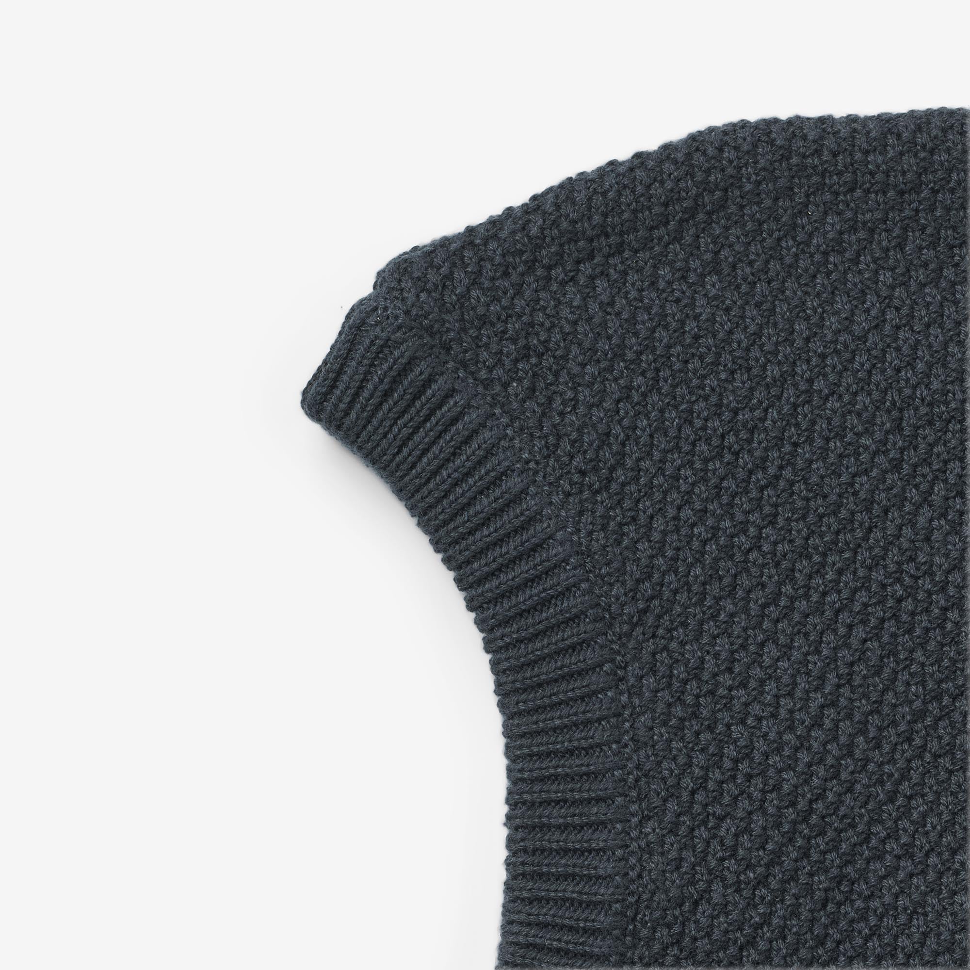 Knitted Balaclava Pomi - navy - Image 3