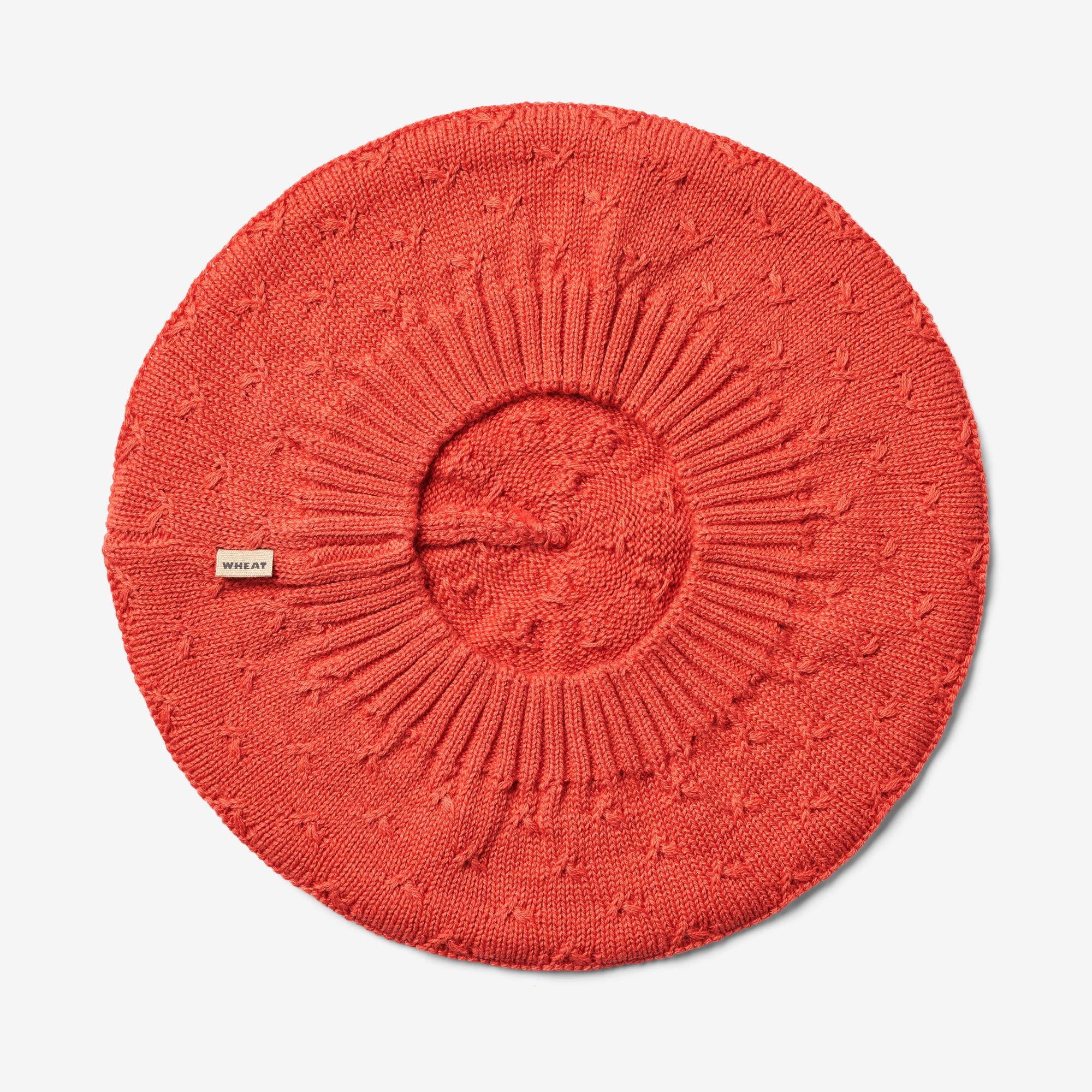 Knitted Beret Sonya - candy red - Image 2
