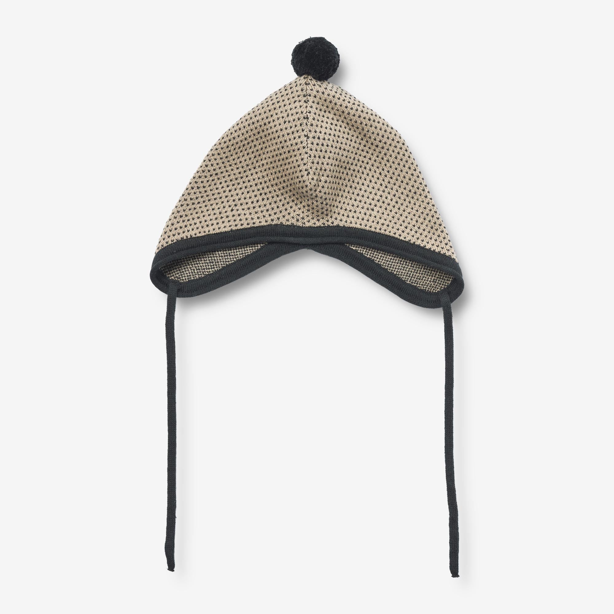 Knitted Bonnet Muma | Baby - soft beige - Image 2