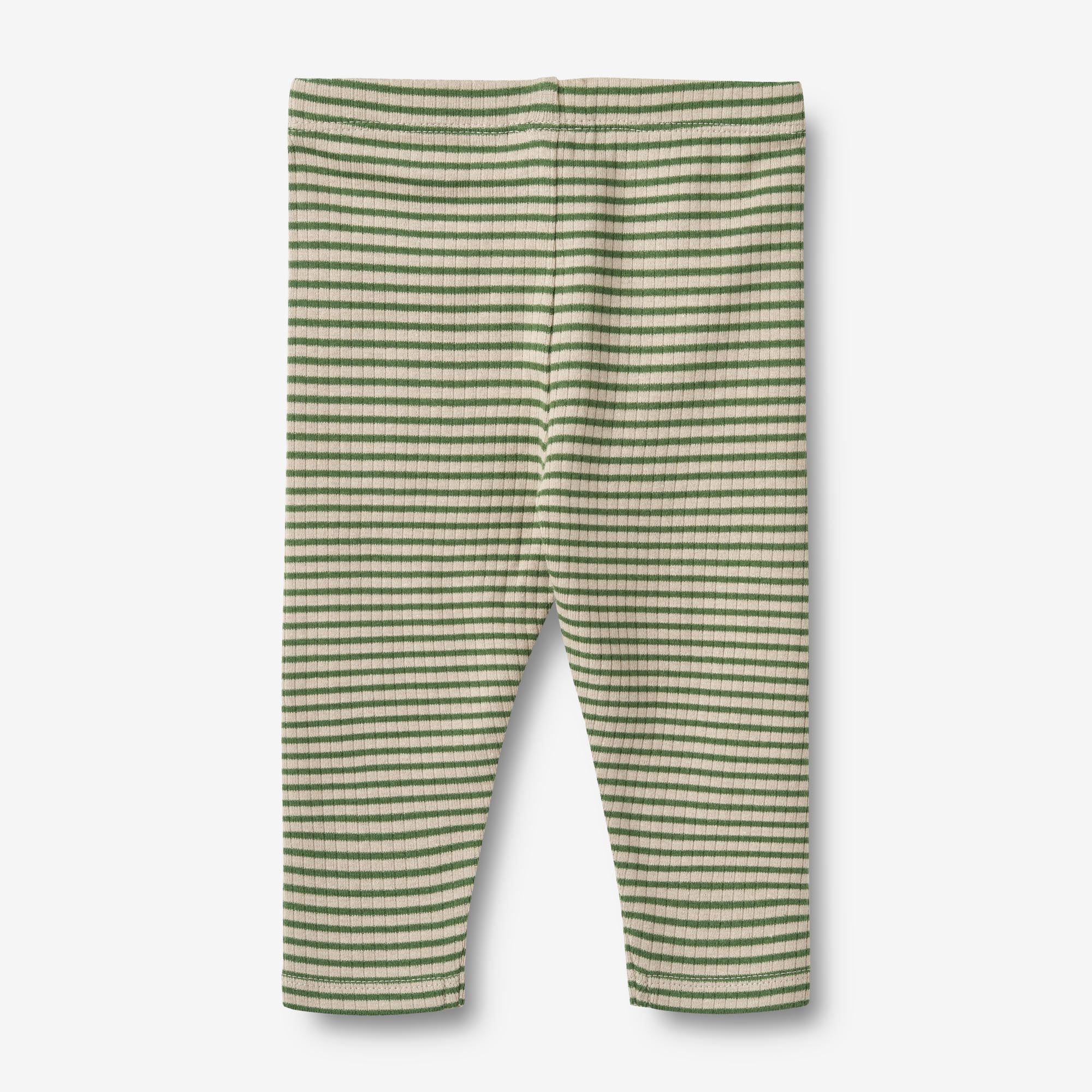 Striped Leggings Jules - elm green stripe - Image 2