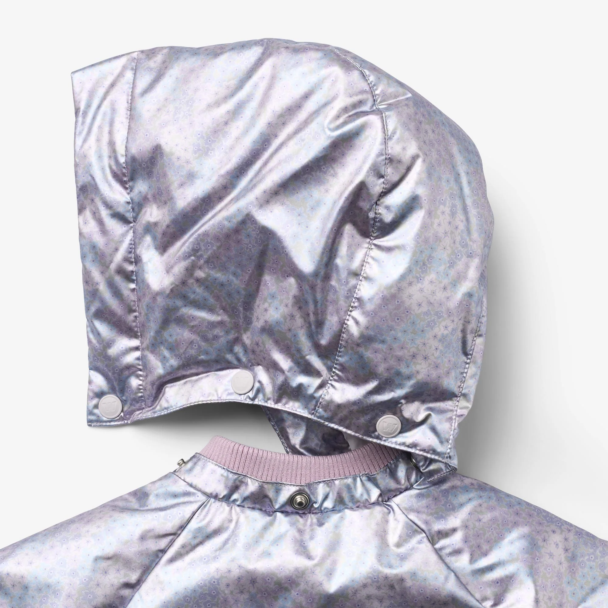Lightweight Puffer Jacket Ravi - silver sky flower - Image 3