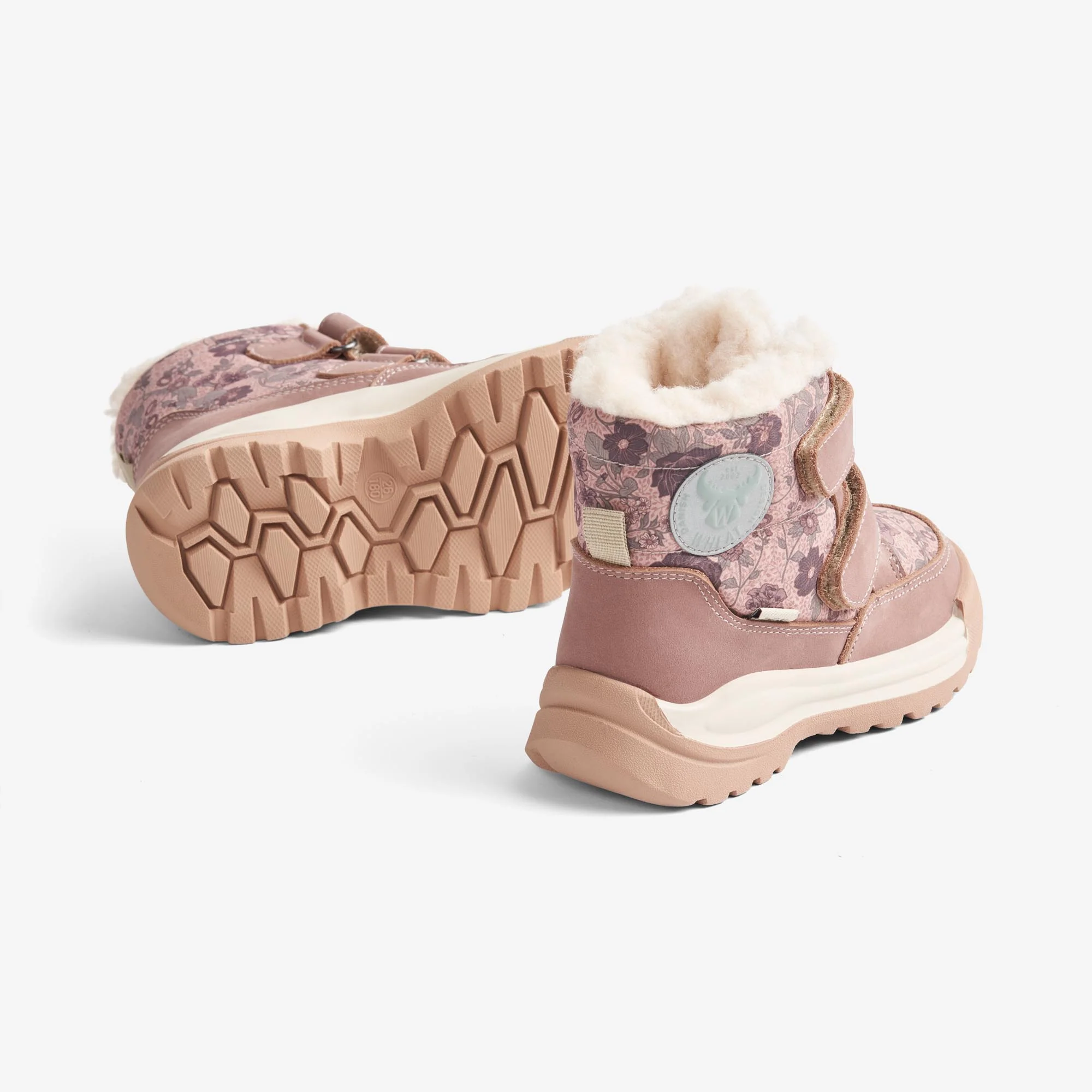 Millas Double Velcro Tex Print - dusty rouge - Image 3