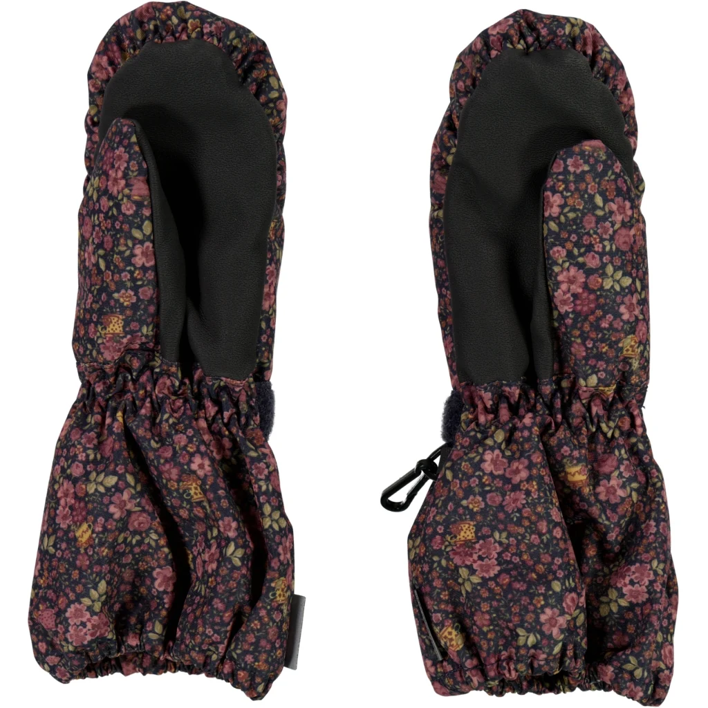 Mittens Tech - deep blue flowers - Image 3