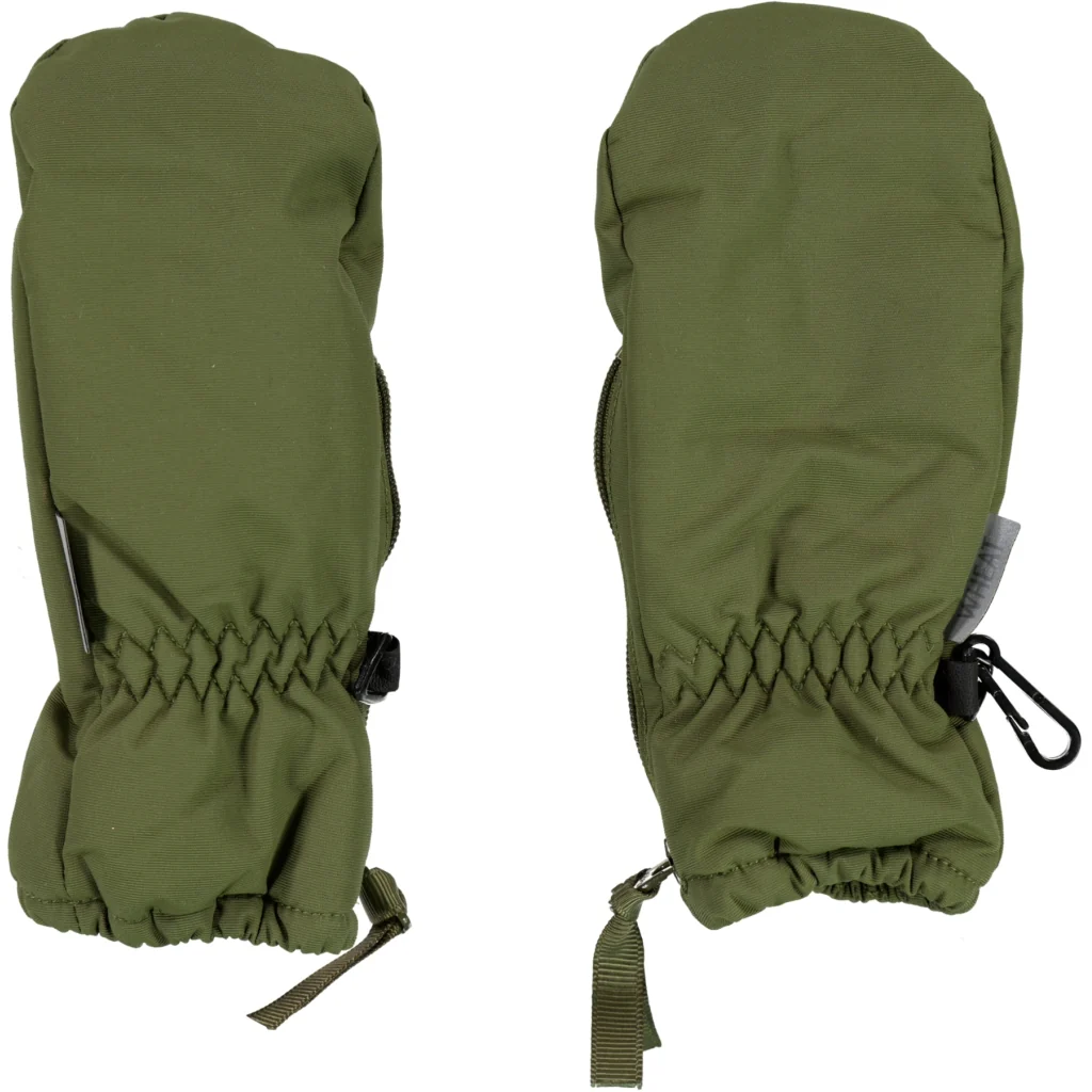 Mittens Zipper Tech - winter moss