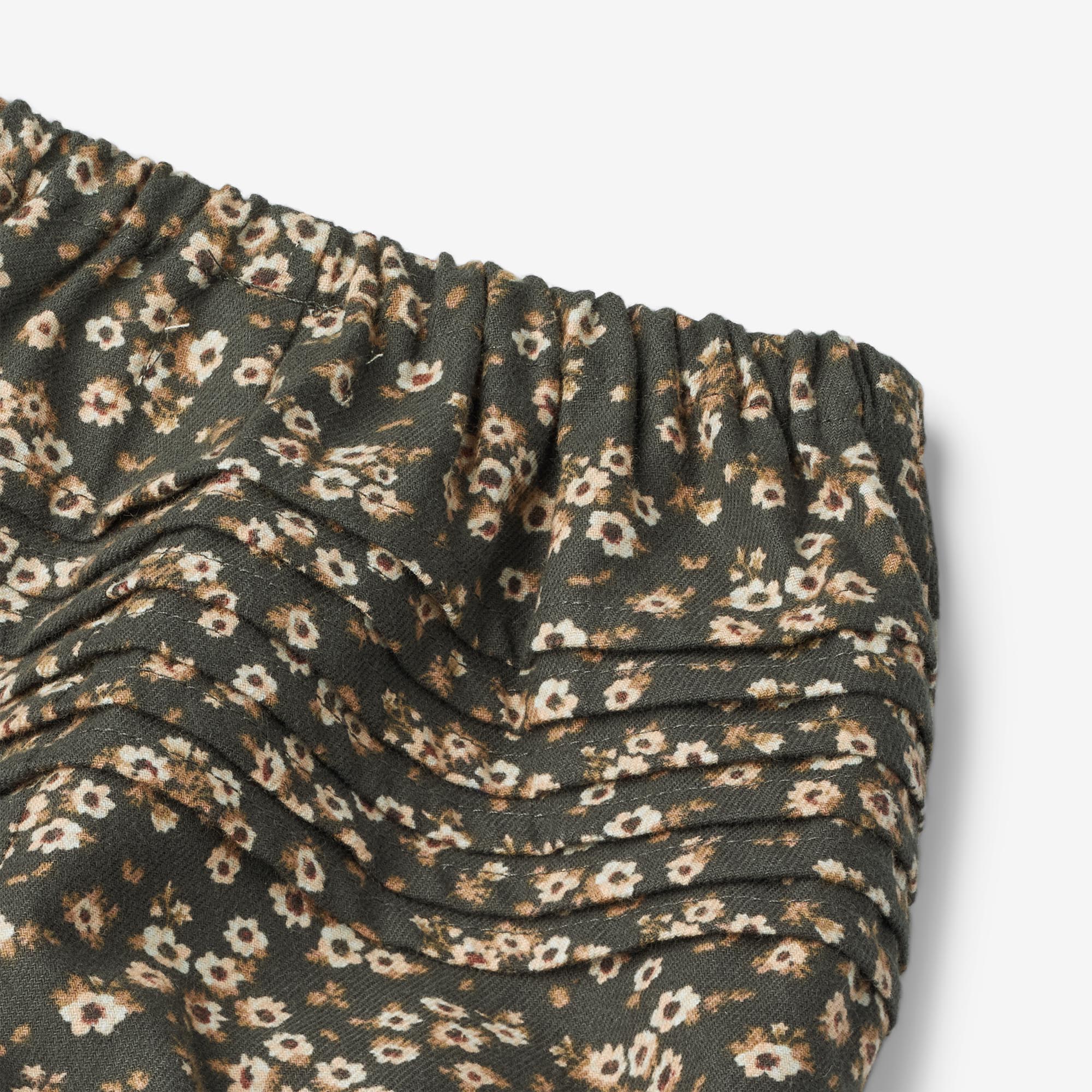Nappy Pants Pleats | Baby - black coal flowers - Image 3
