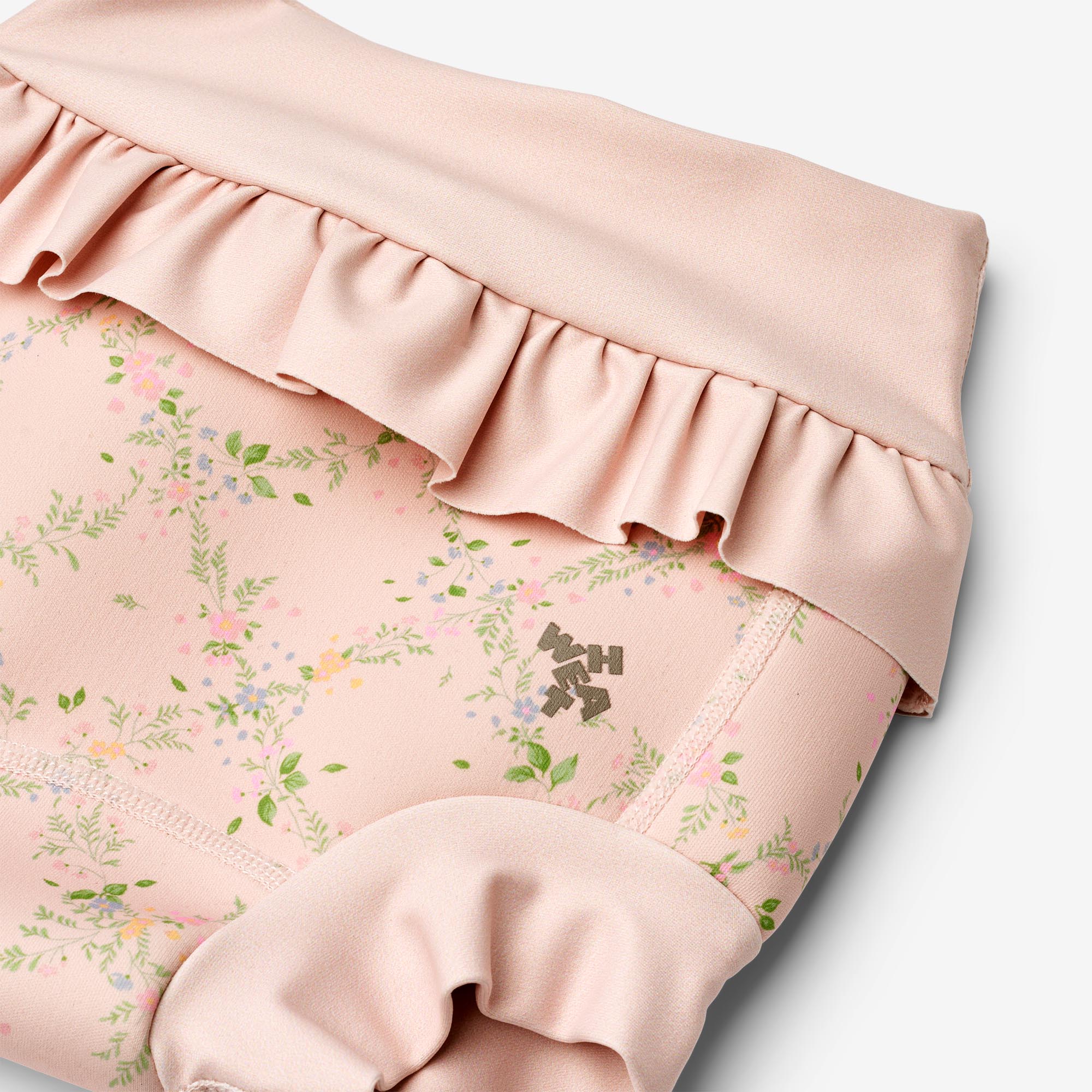 Neoprene Swim Pants Rita - powder checked flowers - Image 3