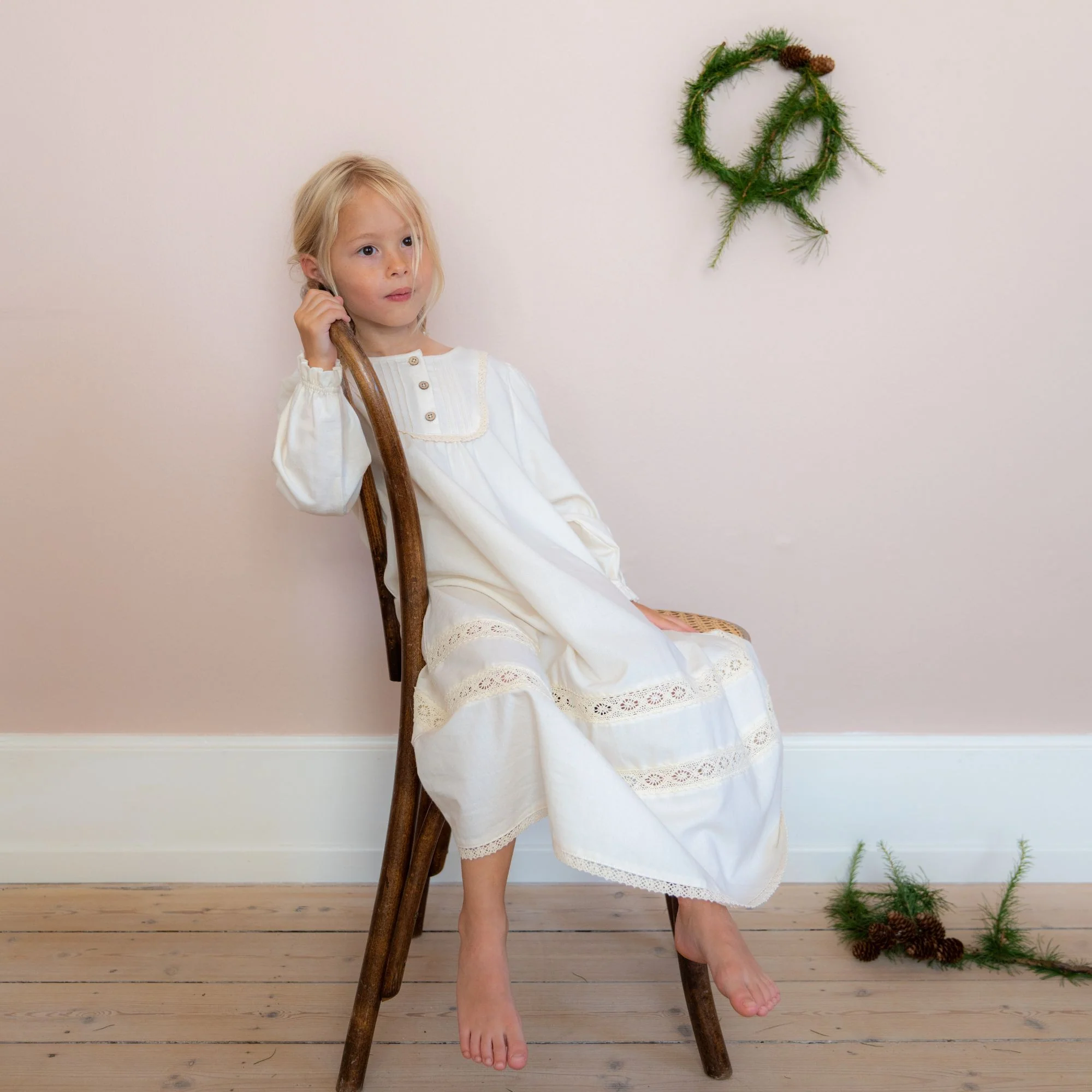 Nightgown Lucia - eggshell - Image 2