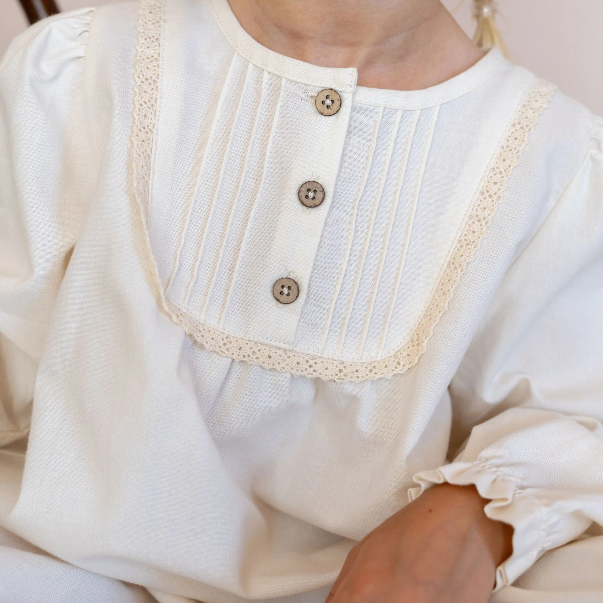 Nightgown Lucia - eggshell - Image 5