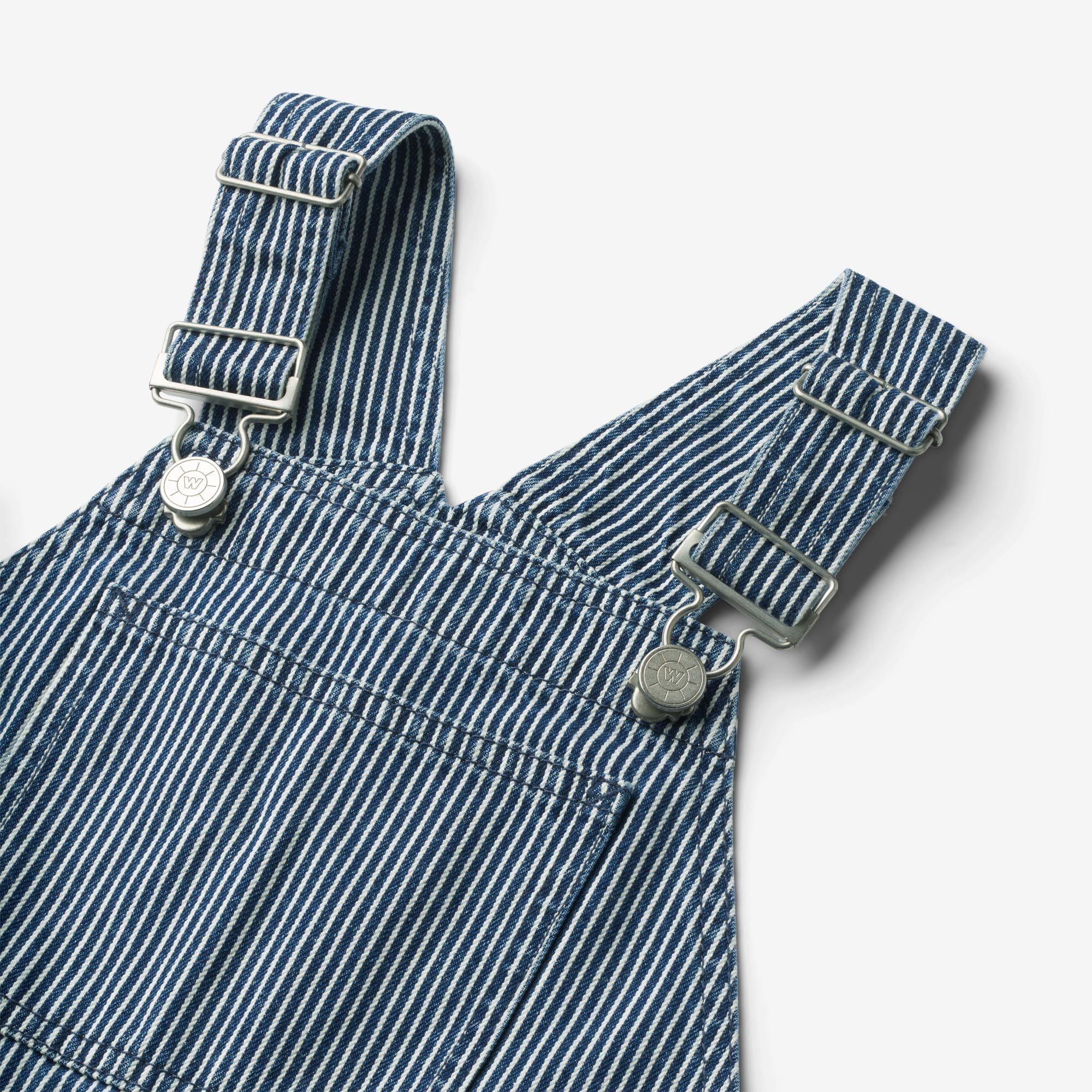 Overalls Shorts Lykke - denim stripe - Image 4