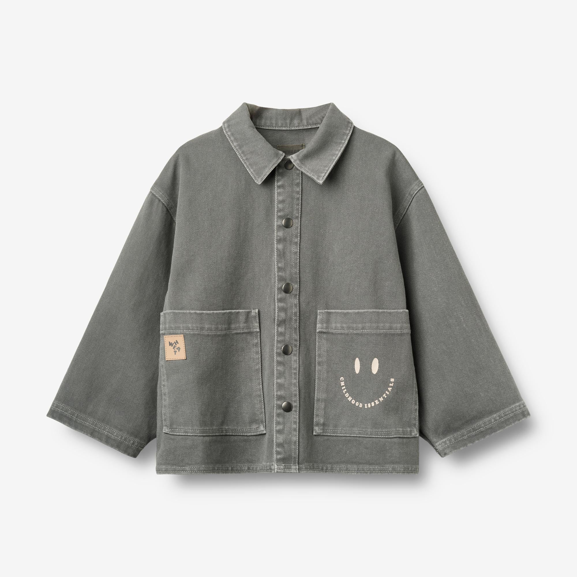 Overshirt Cole stitch - thunder sky