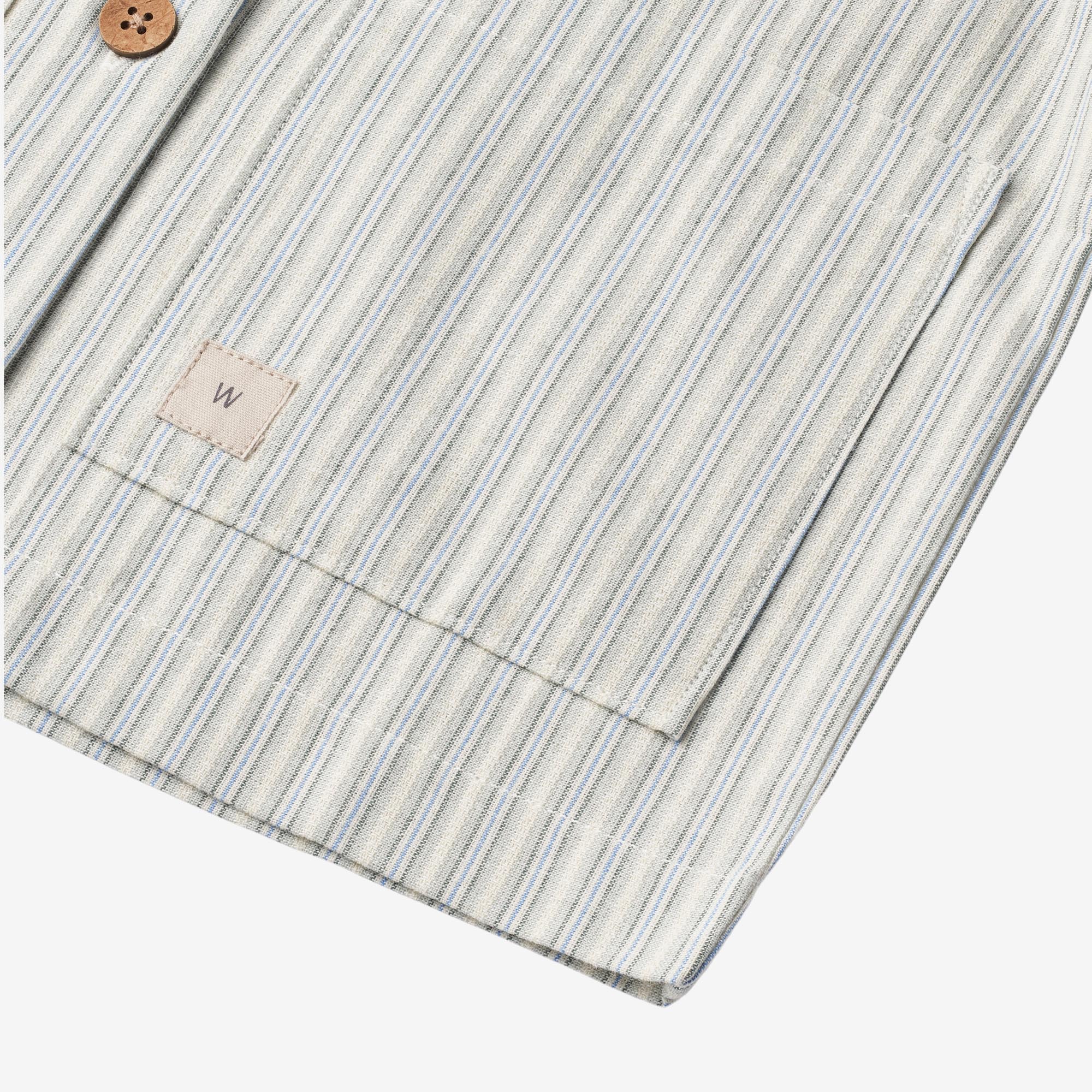 Overshirt Ghita - aquablue stripe - Image 3