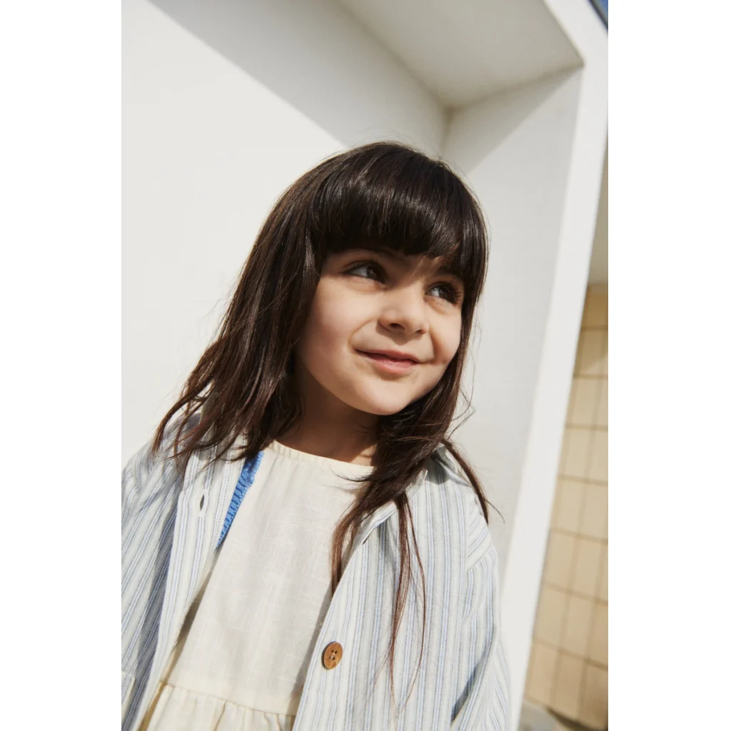 Overshirt Ghita - aquablue stripe - Image 4