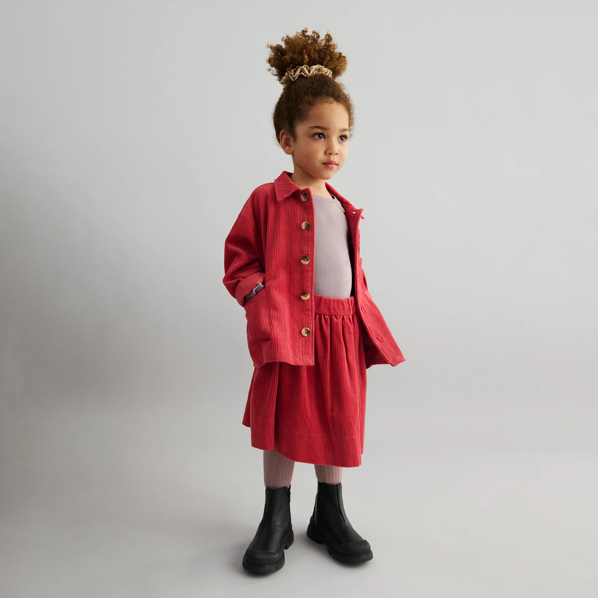 Overshirt Sage - raspberry - Image 2