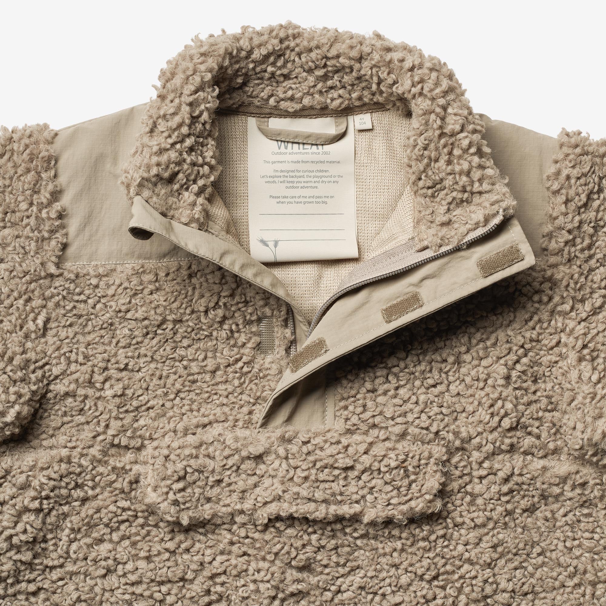 Pile Anorak Ruko - beige stone - Image 3