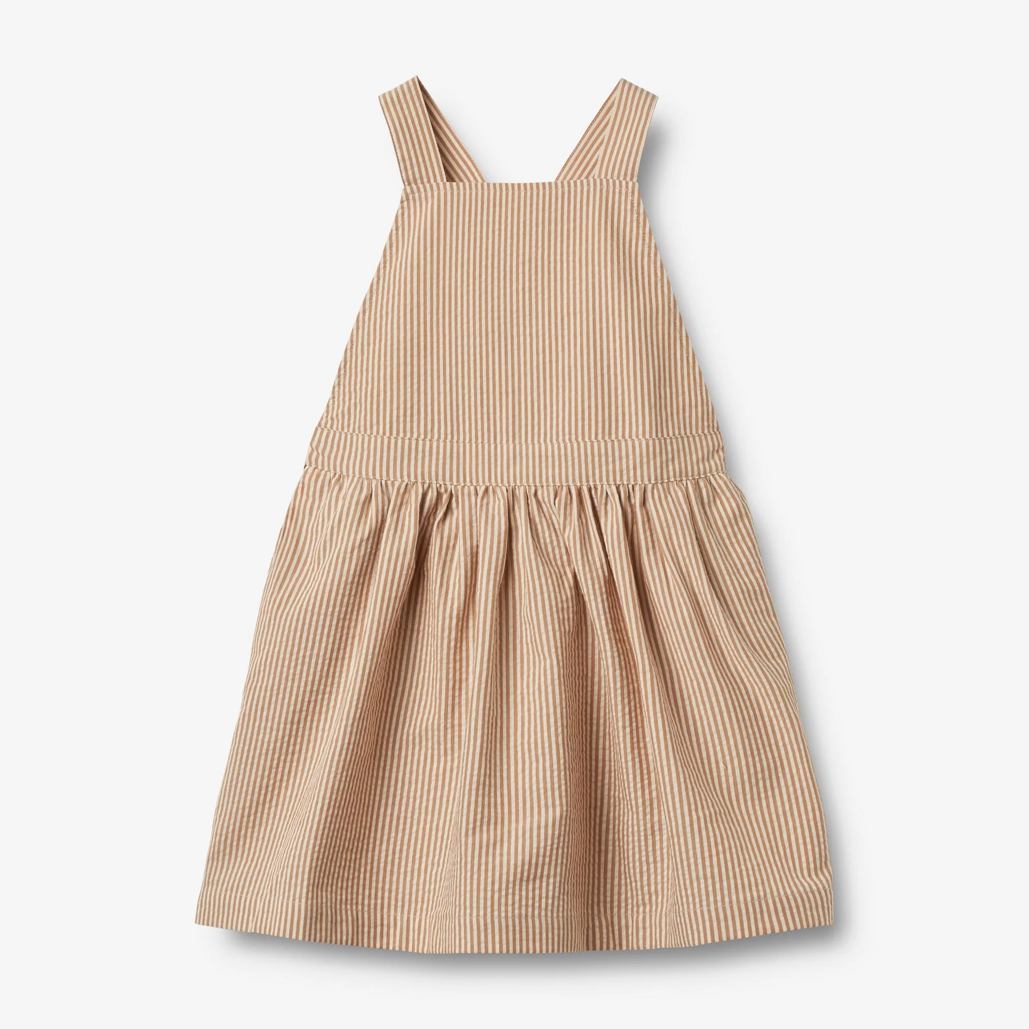 Pinafore Agnes - caramel stripe