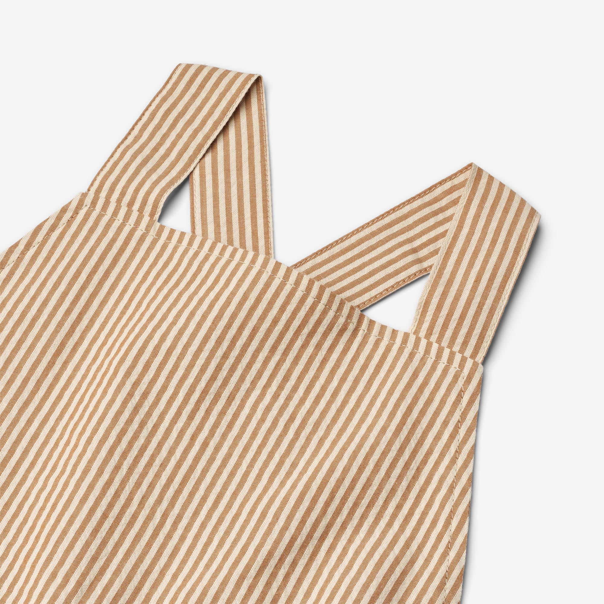 Pinafore Agnes - caramel stripe - Image 4