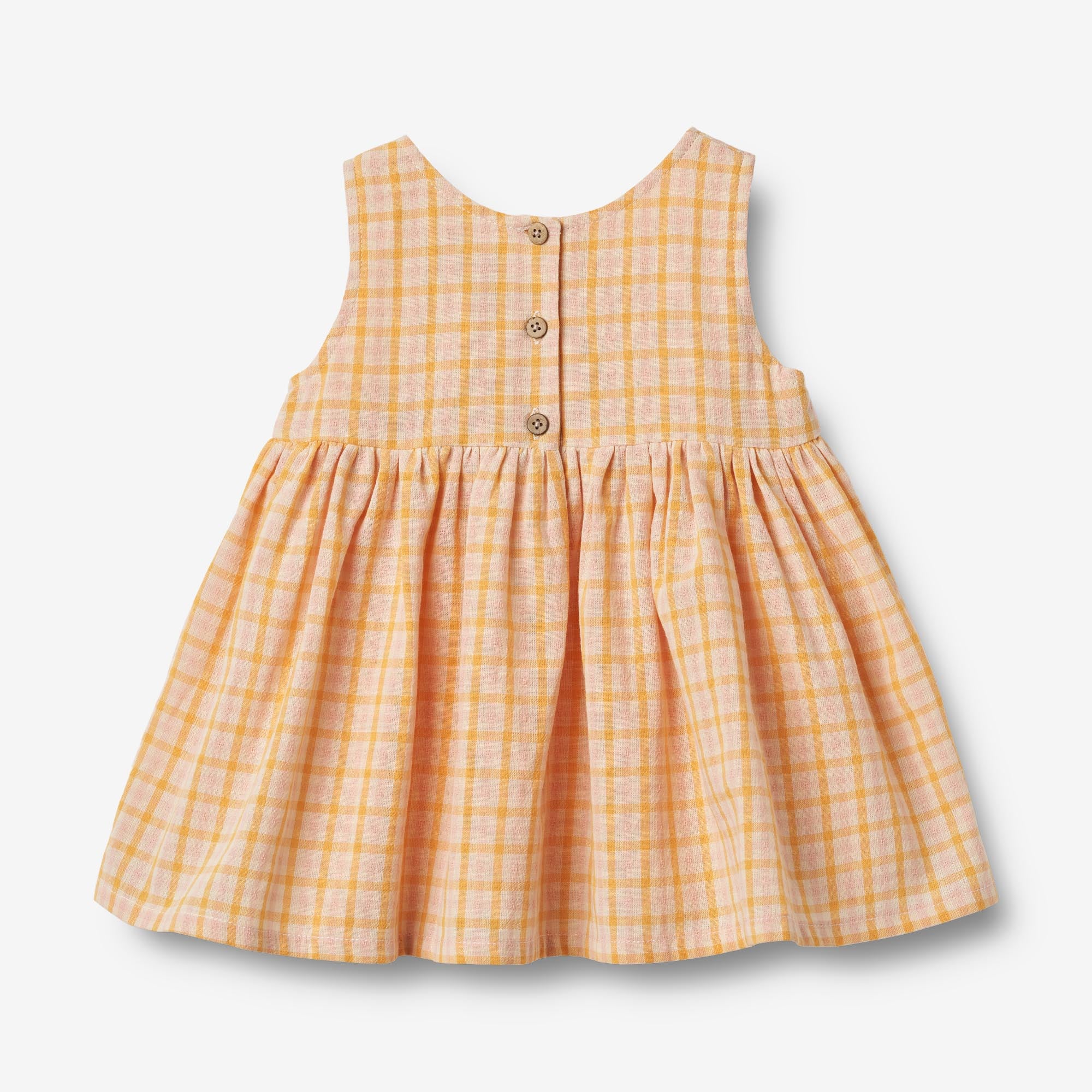 Pinafore Wrinkles Sienna - yellow check - Image 2