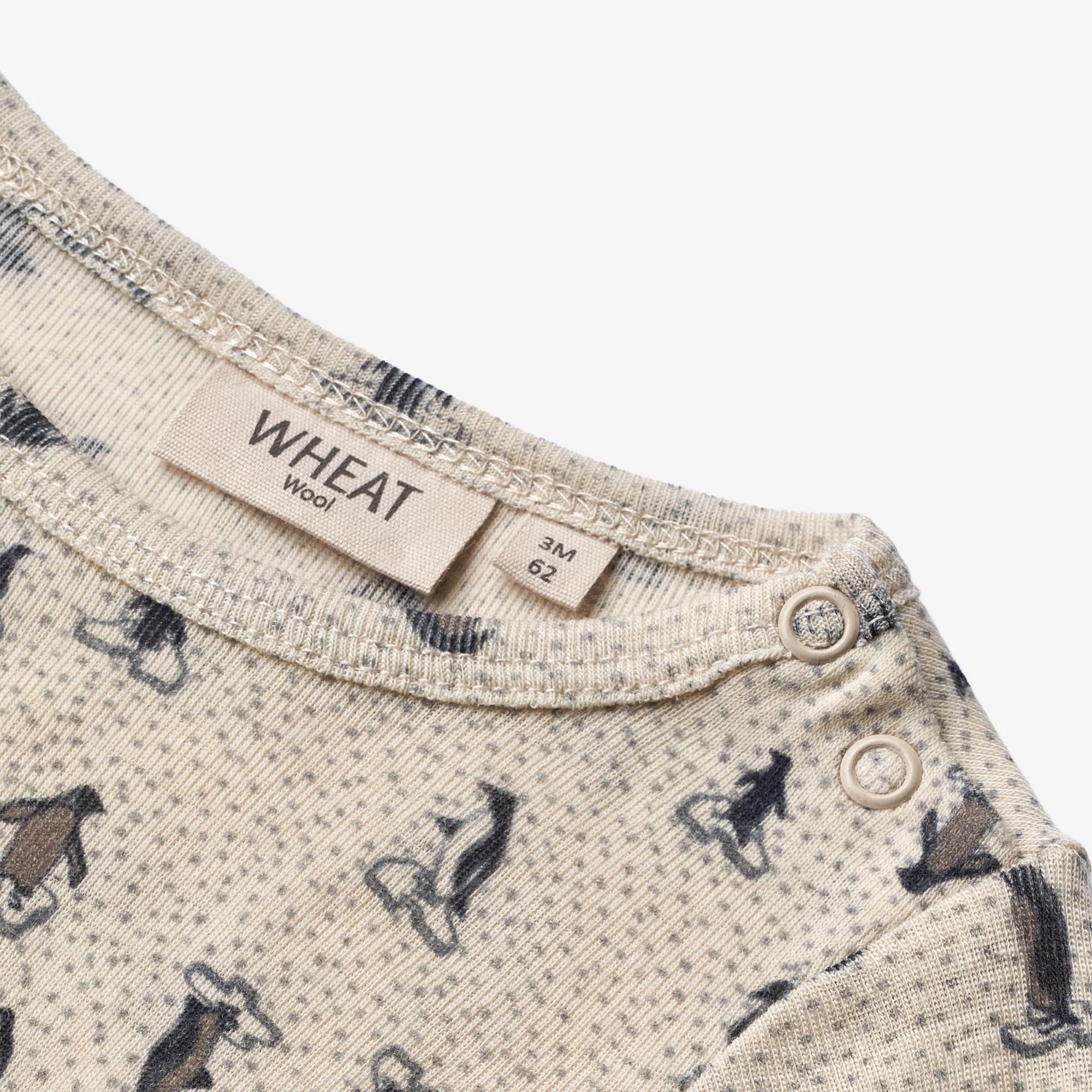 Plain Wool Jumpsuit | Baby - penguins on ice - Image 3