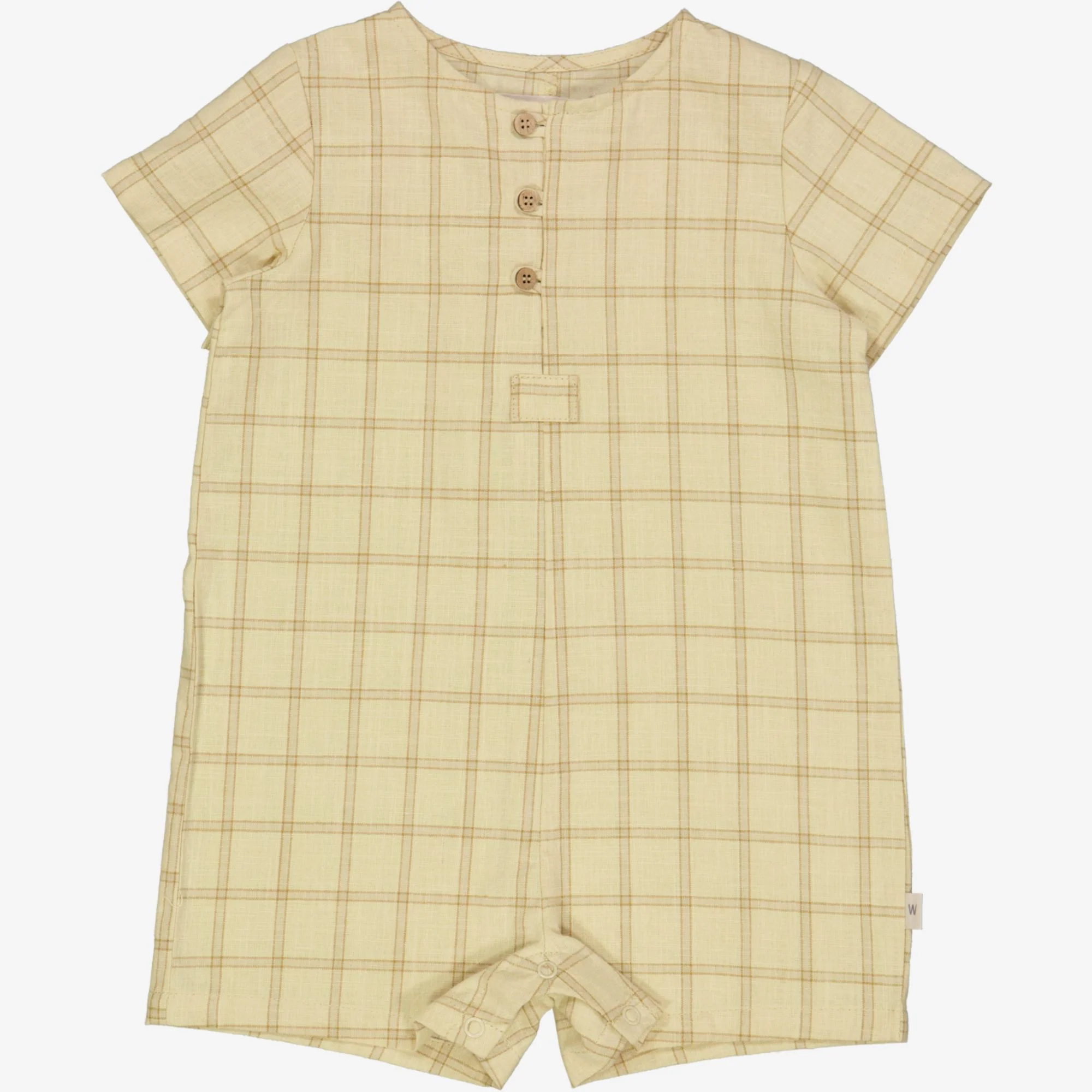 Playsuit Niller | Baby - buttermilk check