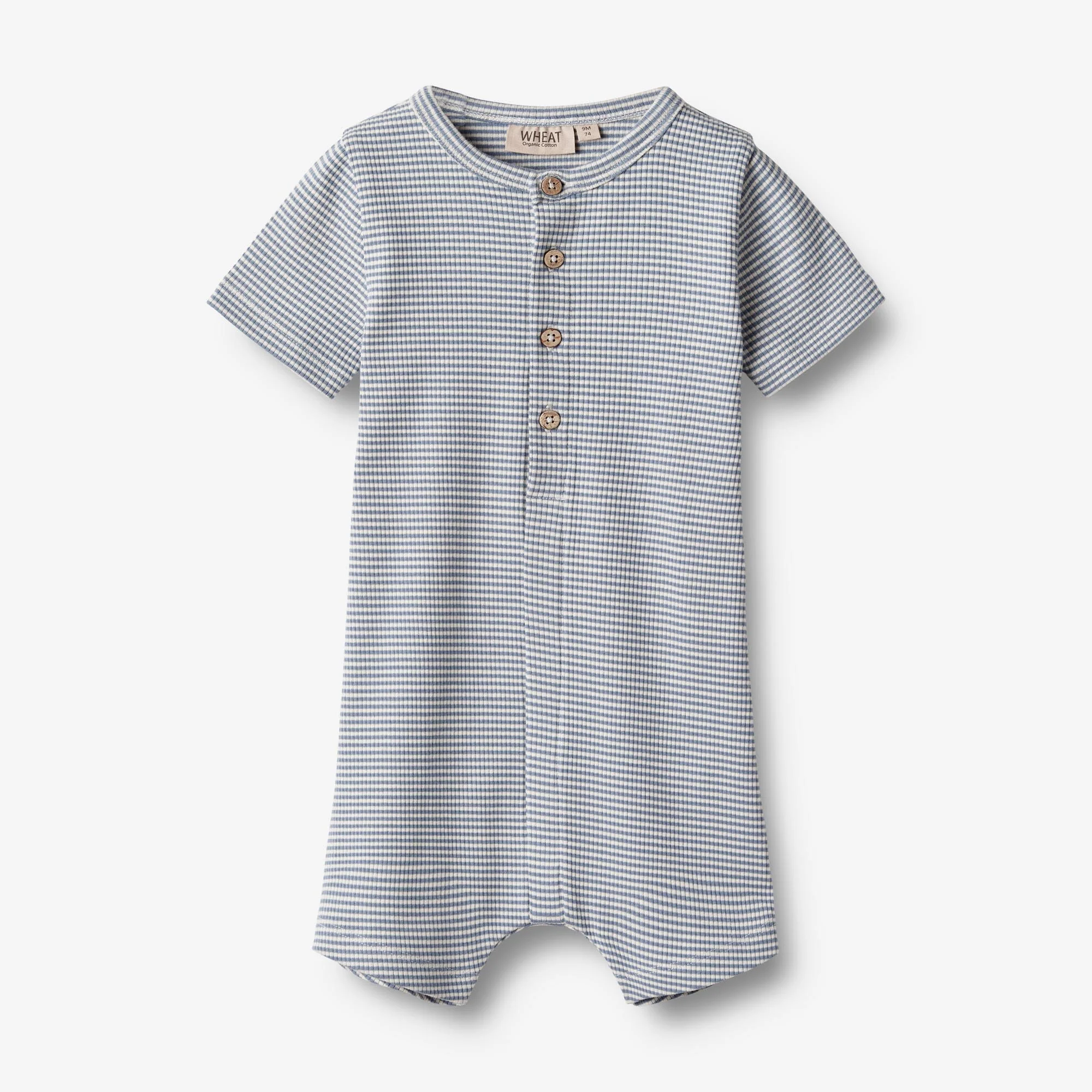 Playsuit S/S Elton - blue stripe