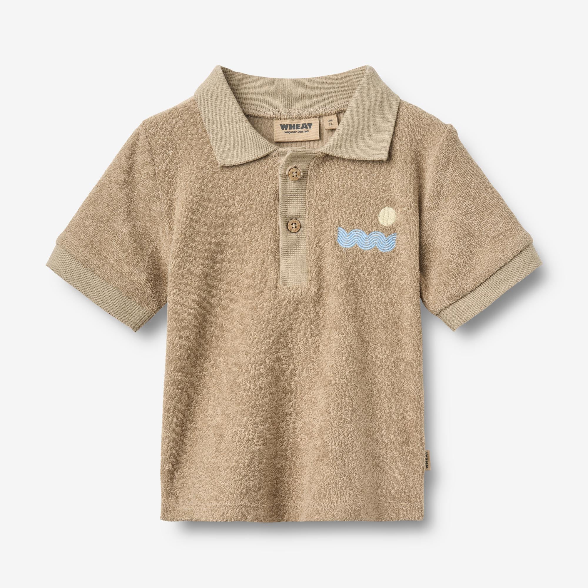 Polo Shirt S/S Mali - sand stone