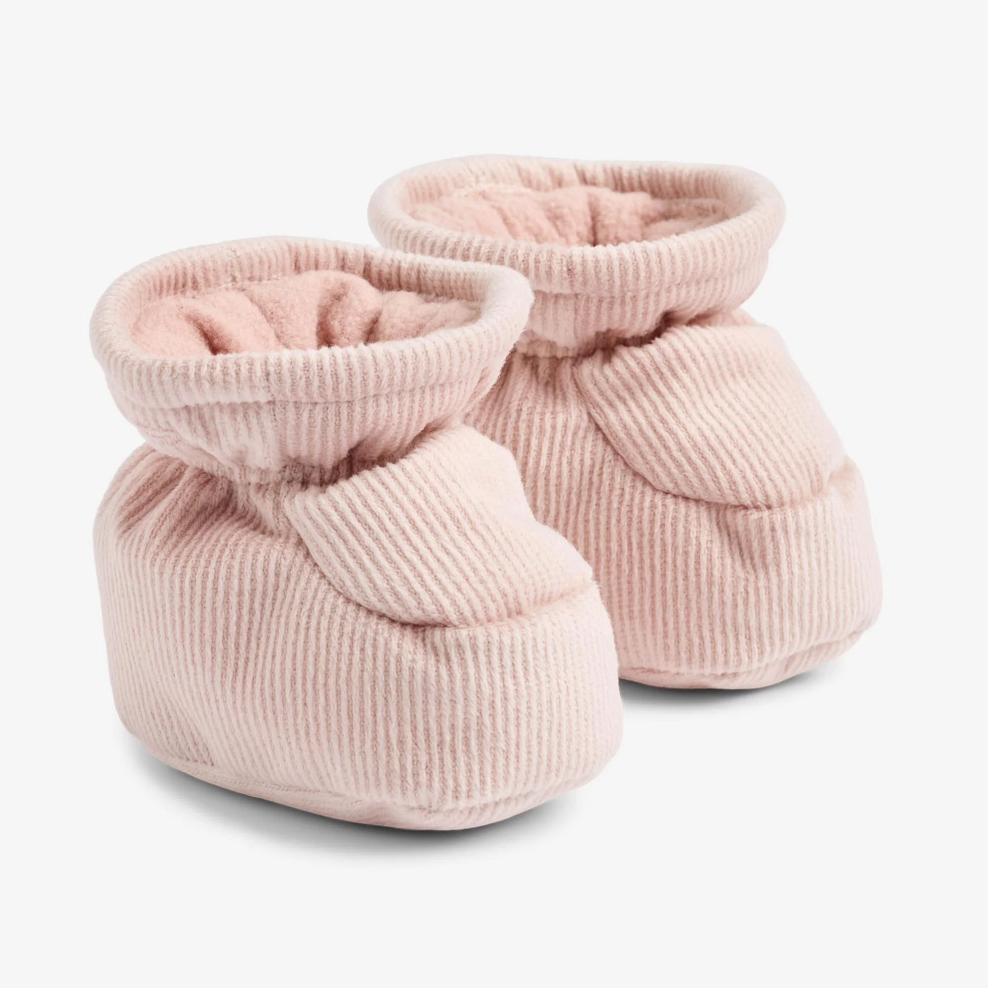 Puffer Baby Booties Fuffa - rose powder