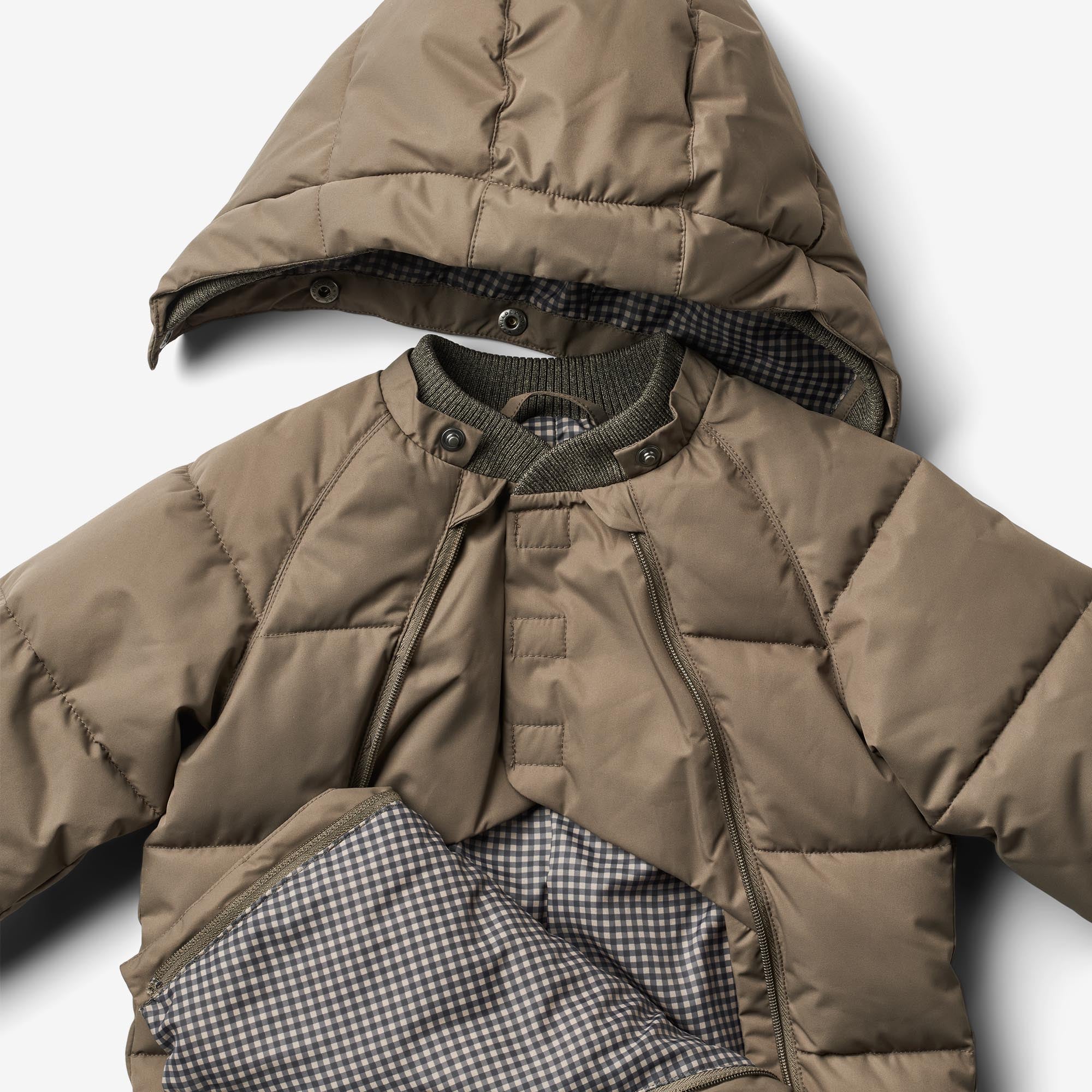 Puffer Baby Suit Edem - dry wood - Image 4