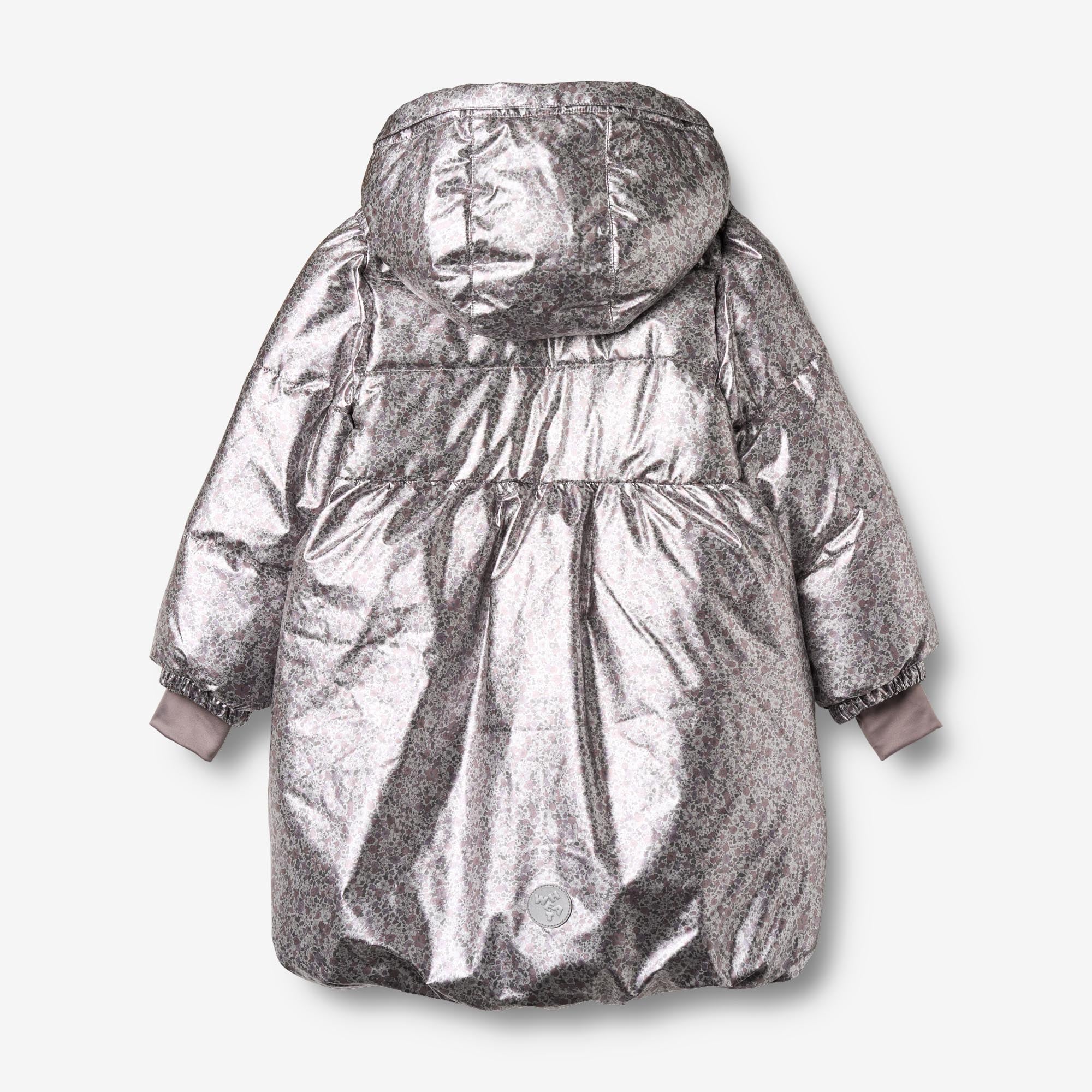 Puffer Coat Luna - silver flower meadow - Image 5