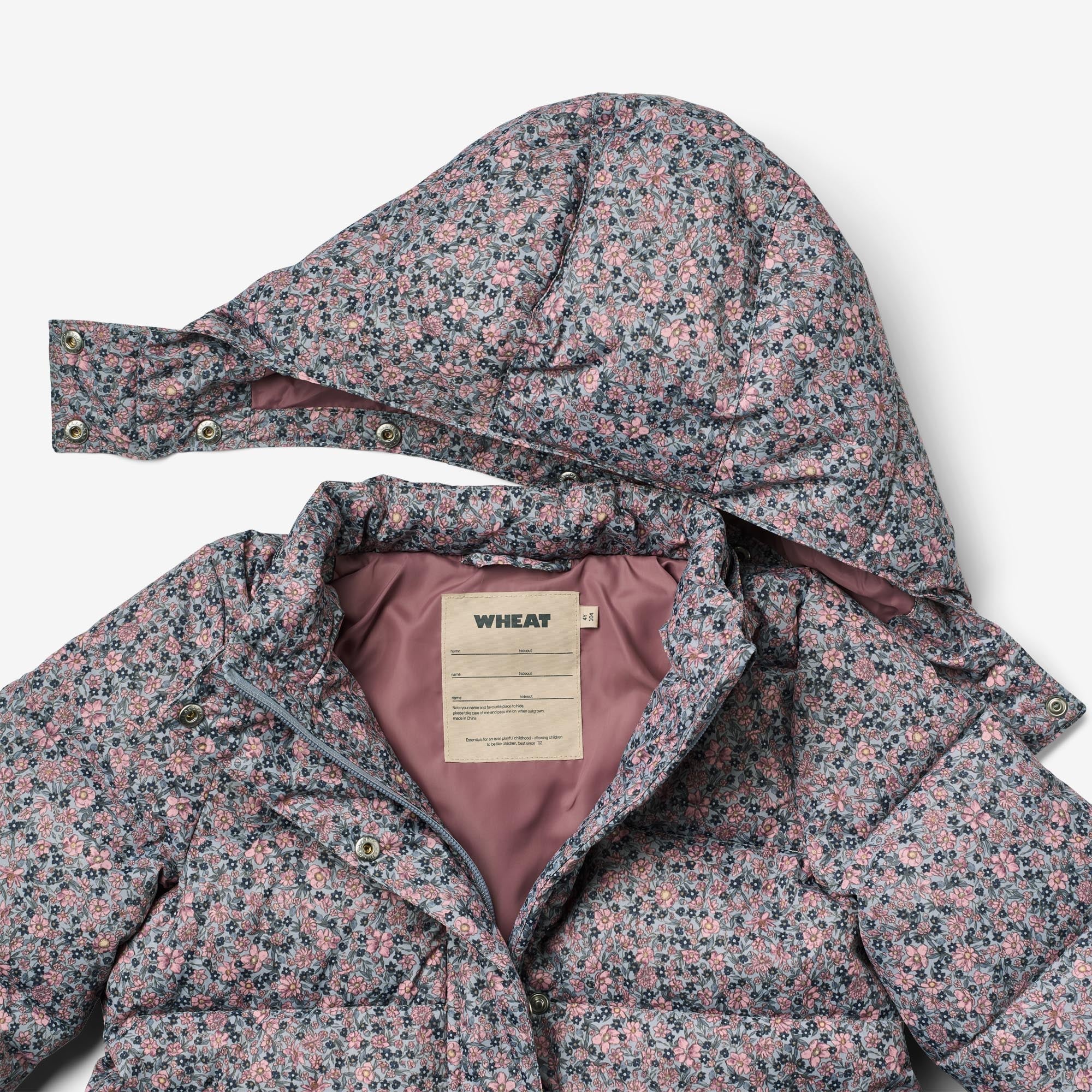 Puffer Coat Yrsa - winter flowers - Image 4