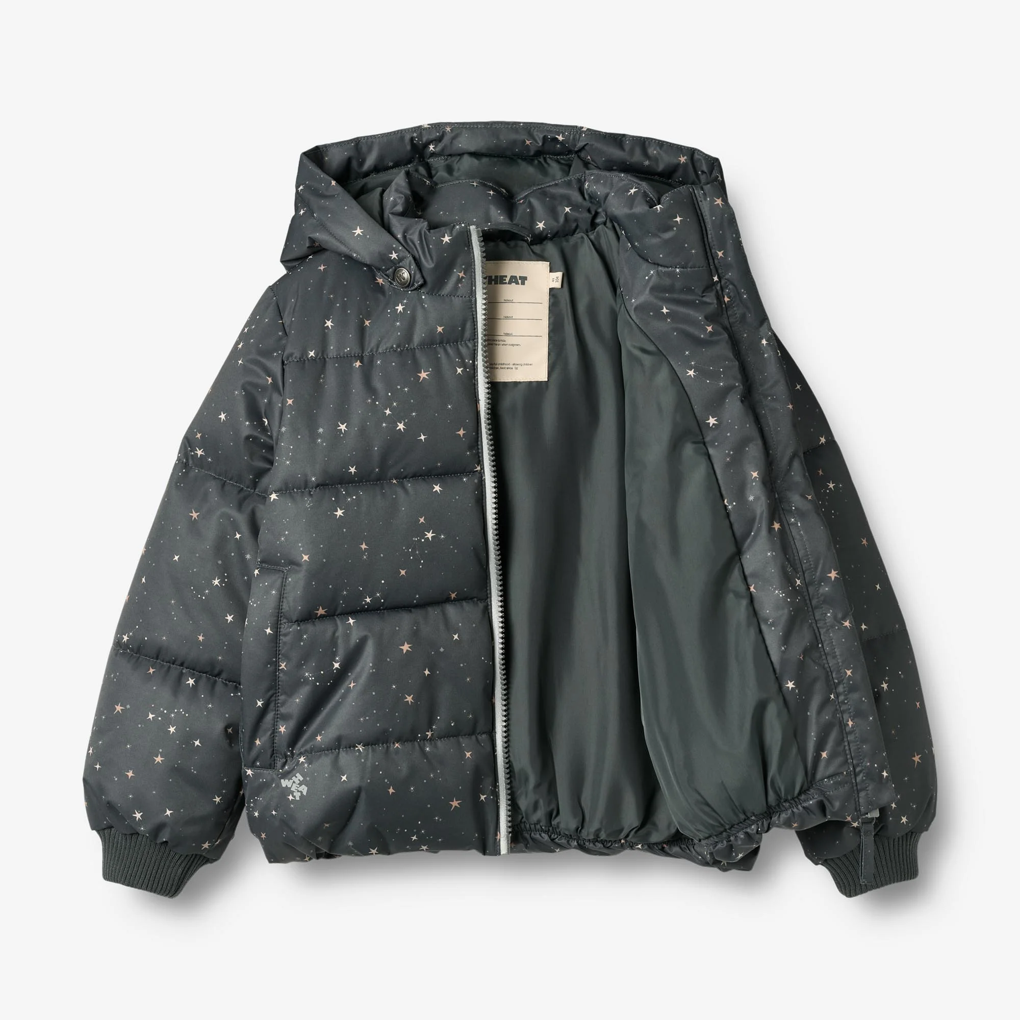 Puffer Jacket Cammoe - black sea stars - Image 2