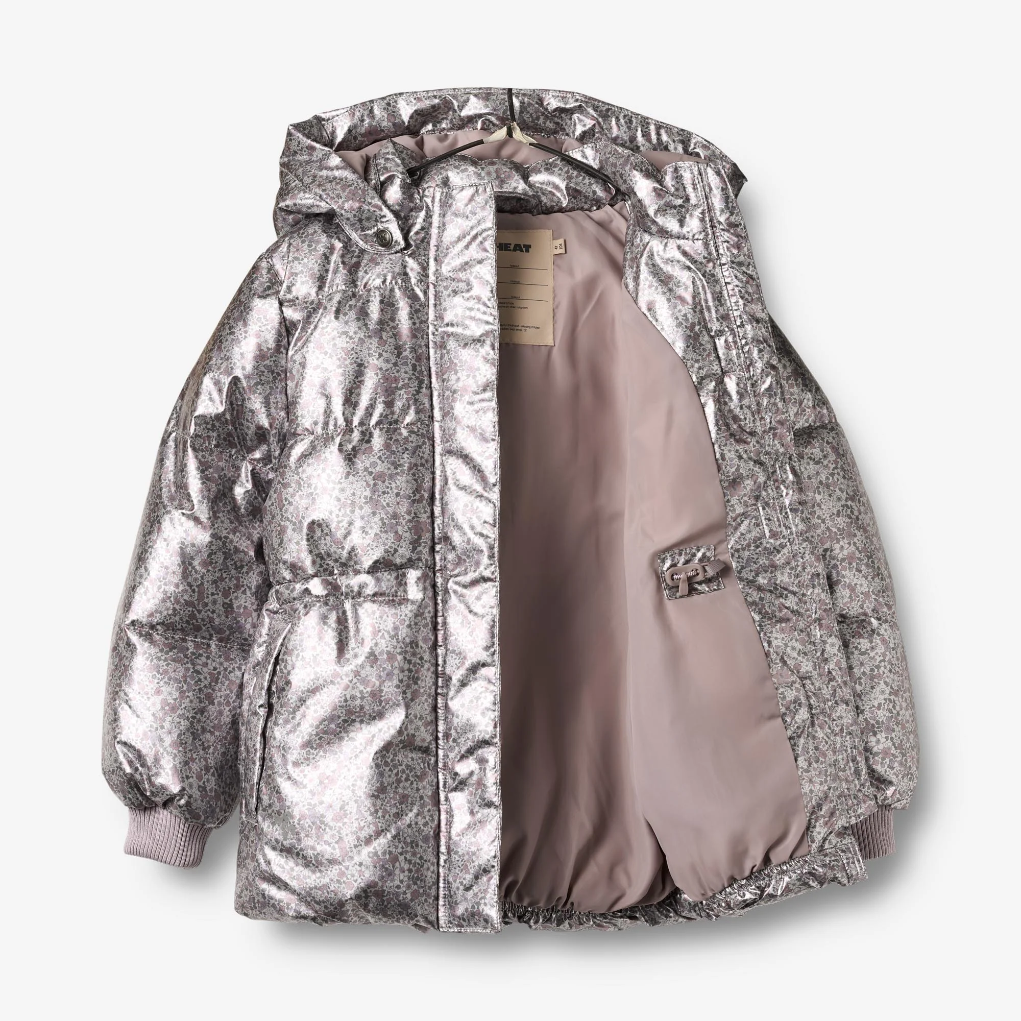 Puffer jacket Eli - silver flower meadow - Image 12