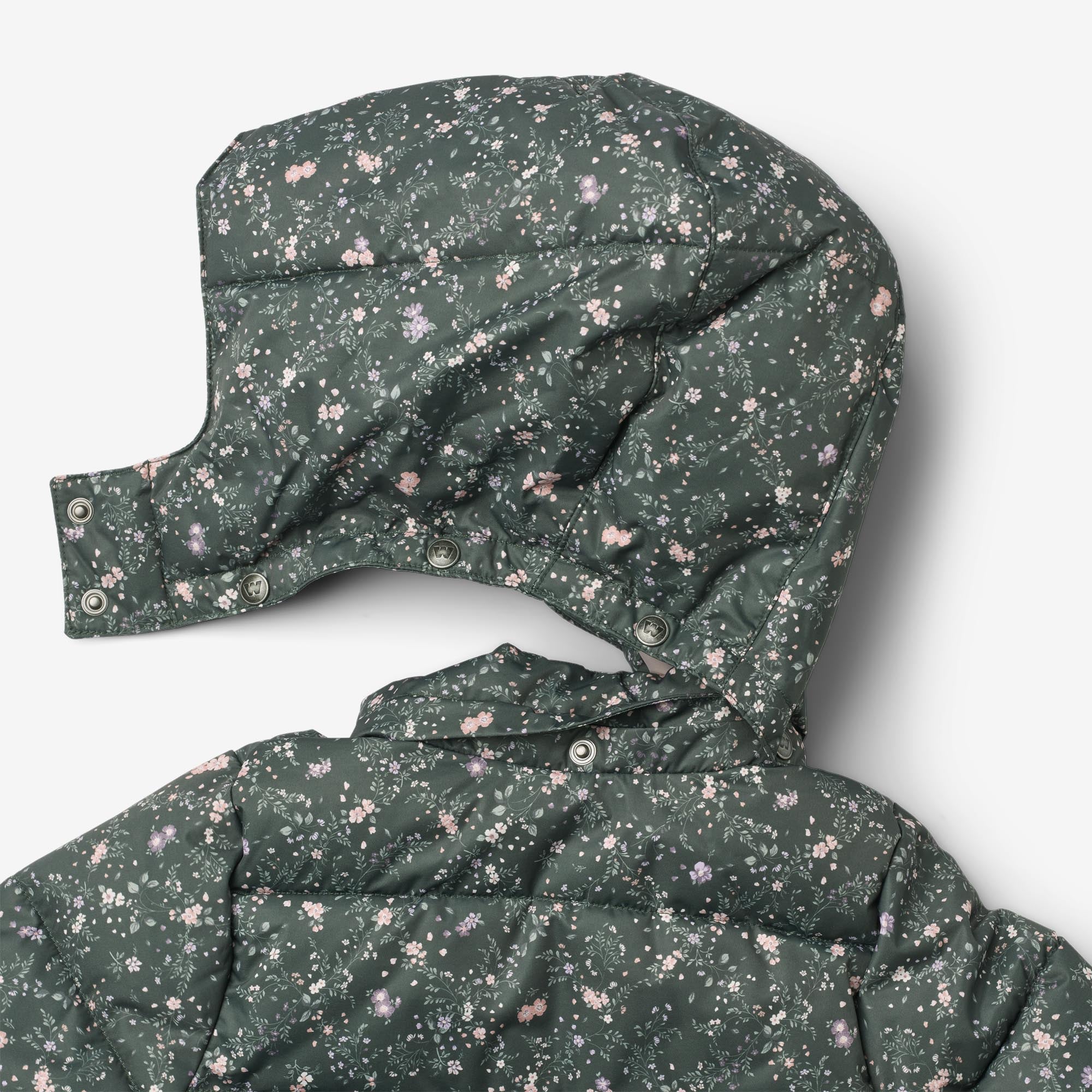 Puffer Jacket Karla - forest lake checked flowers - Image 11