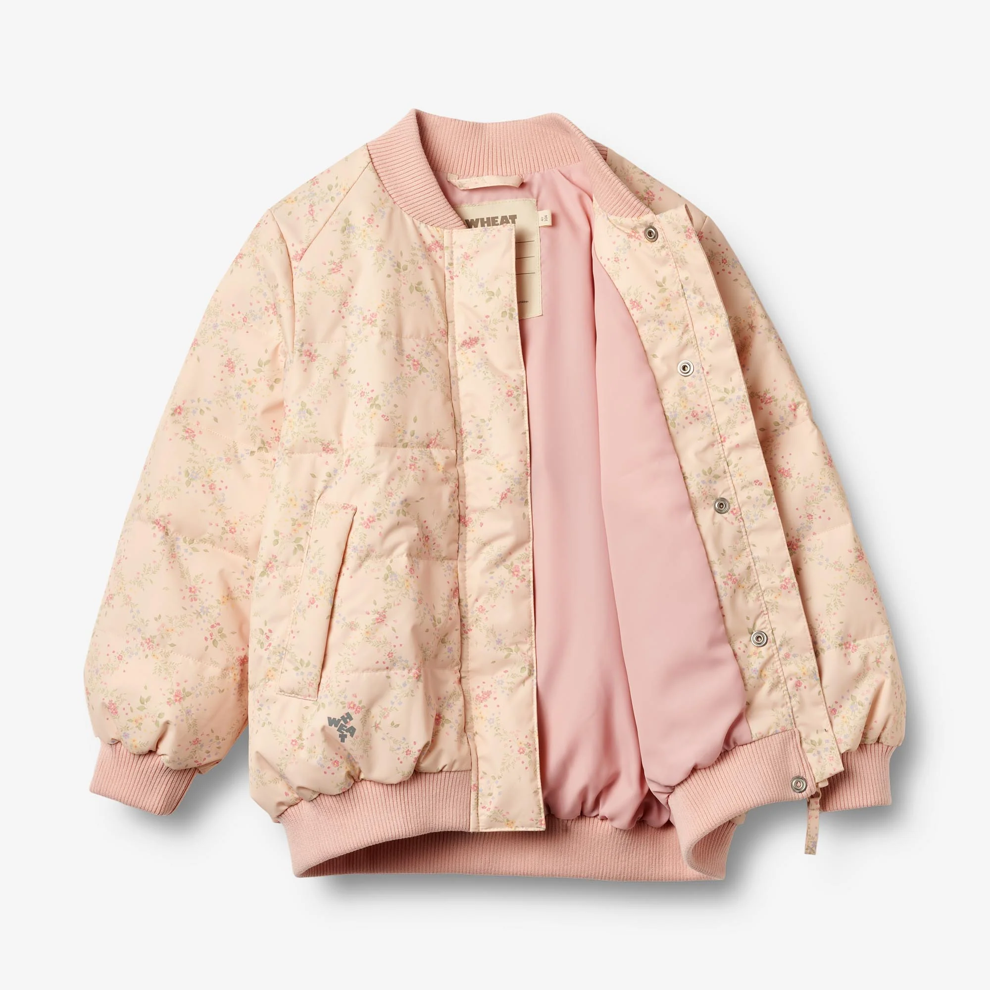 Puffer Jacket Lotte - rose checked flowers - Image 3