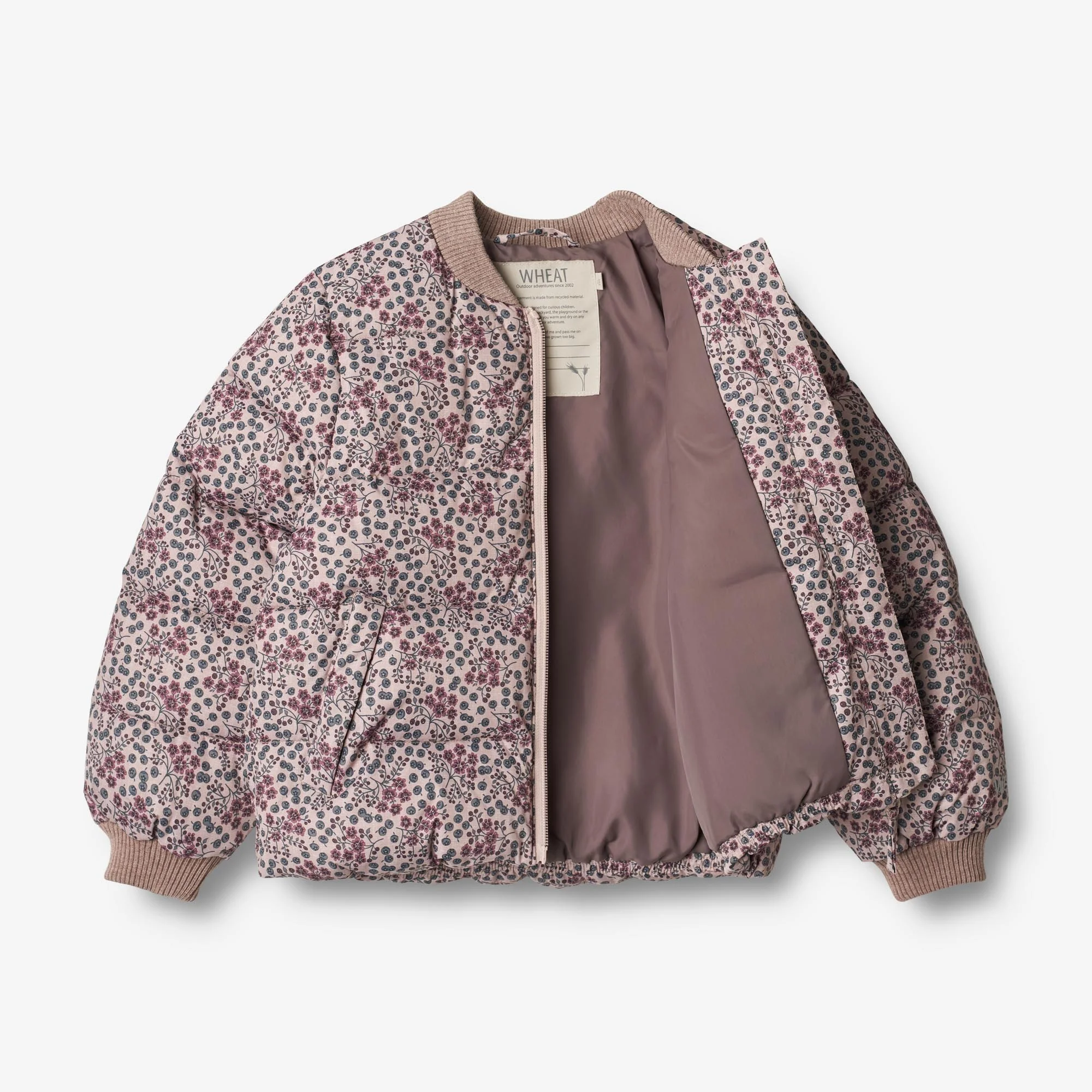 Puffer Jacket Yuri - pale lilac berries - Image 3
