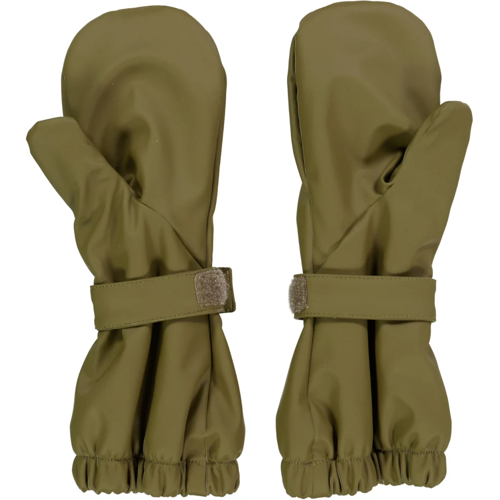 Rain Mittens Rily - olive - Image 2