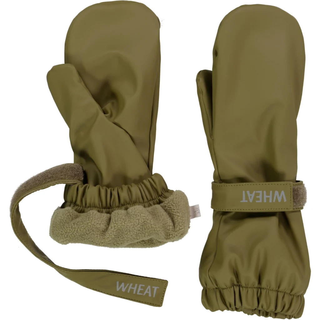 Rain Mittens Rily - olive - Image 3