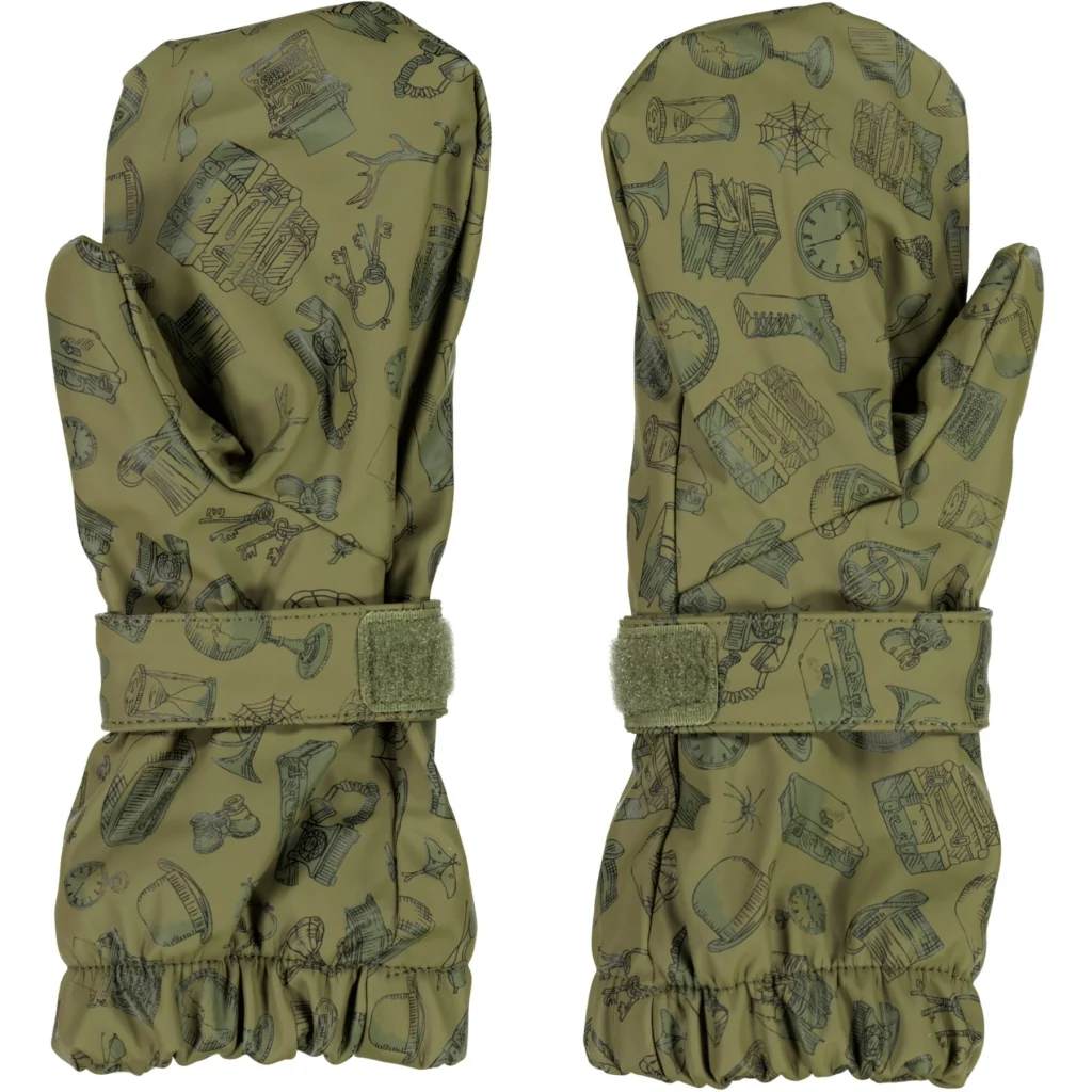 Rain Mittens Rily - olive storage - Image 2