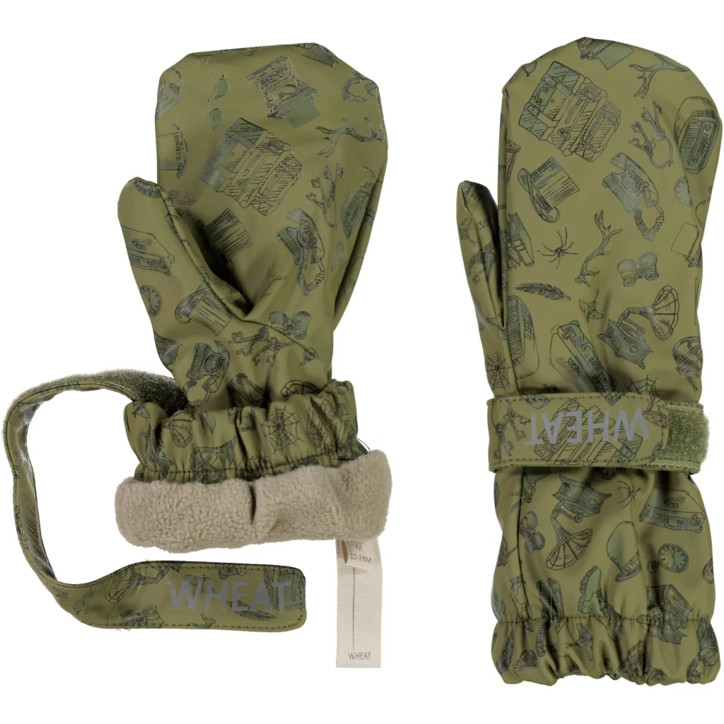 Rain Mittens Rily - olive storage - Image 3