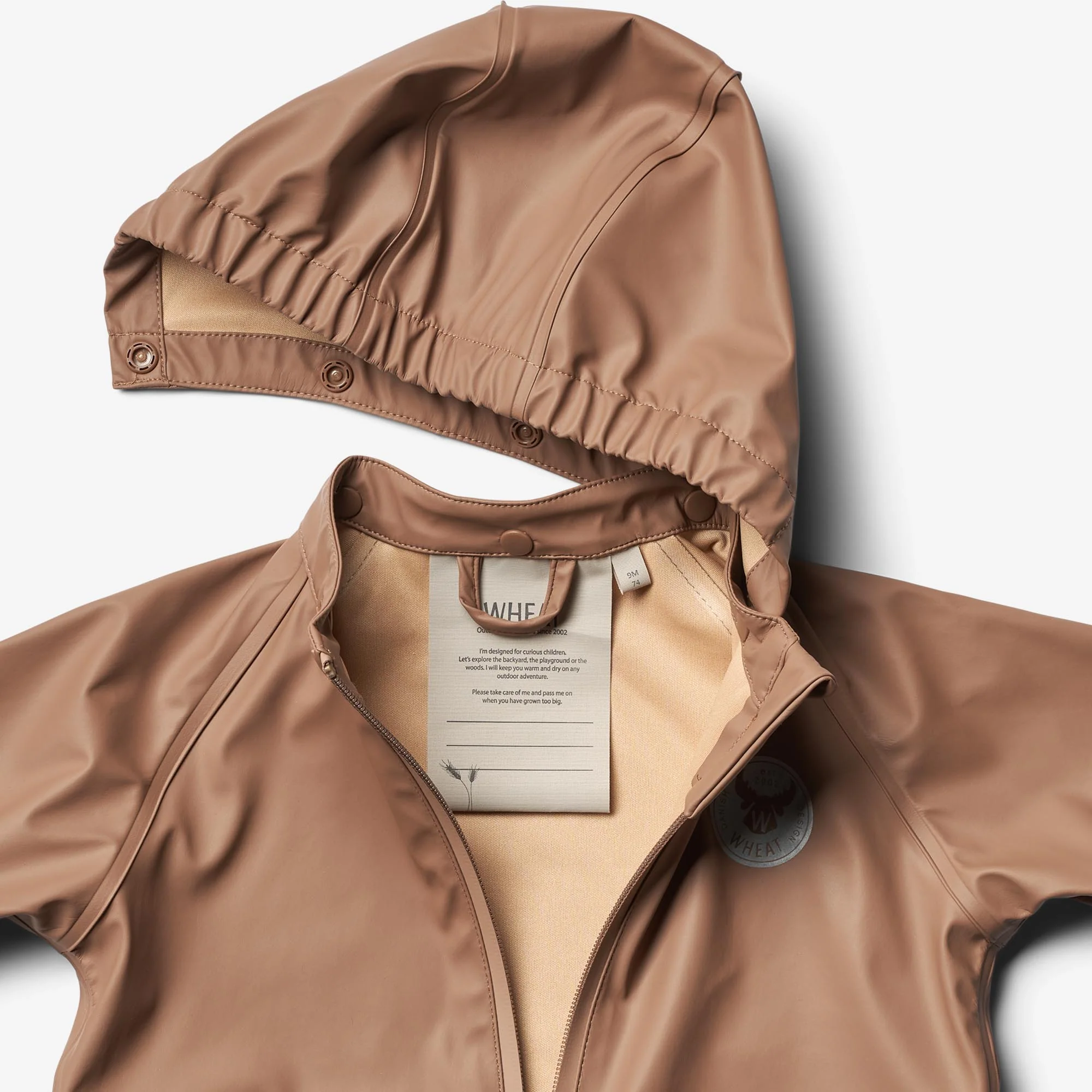 Rainsuit Mika | Baby - berry dust - Image 4