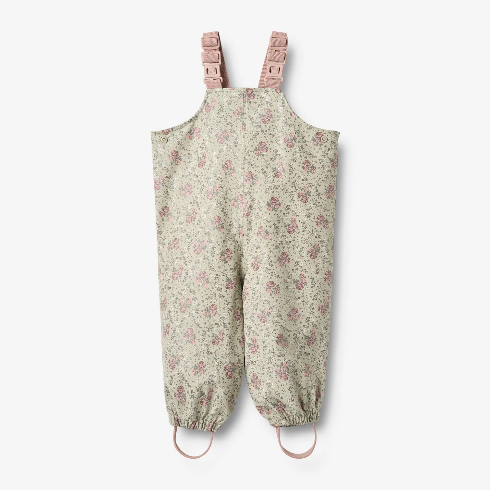 Rainwear Charlo Overalls - slightly green flowers
