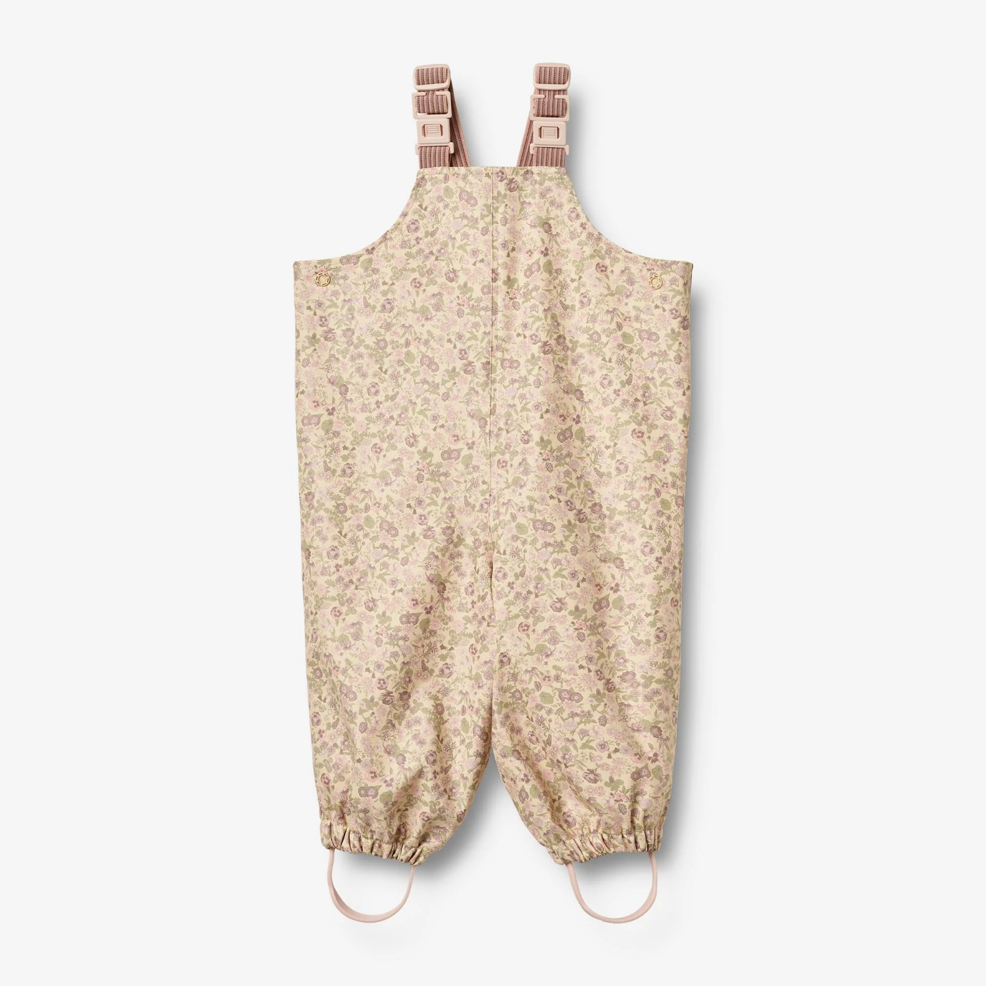 Rainwear Charlo Overalls - rose flower field