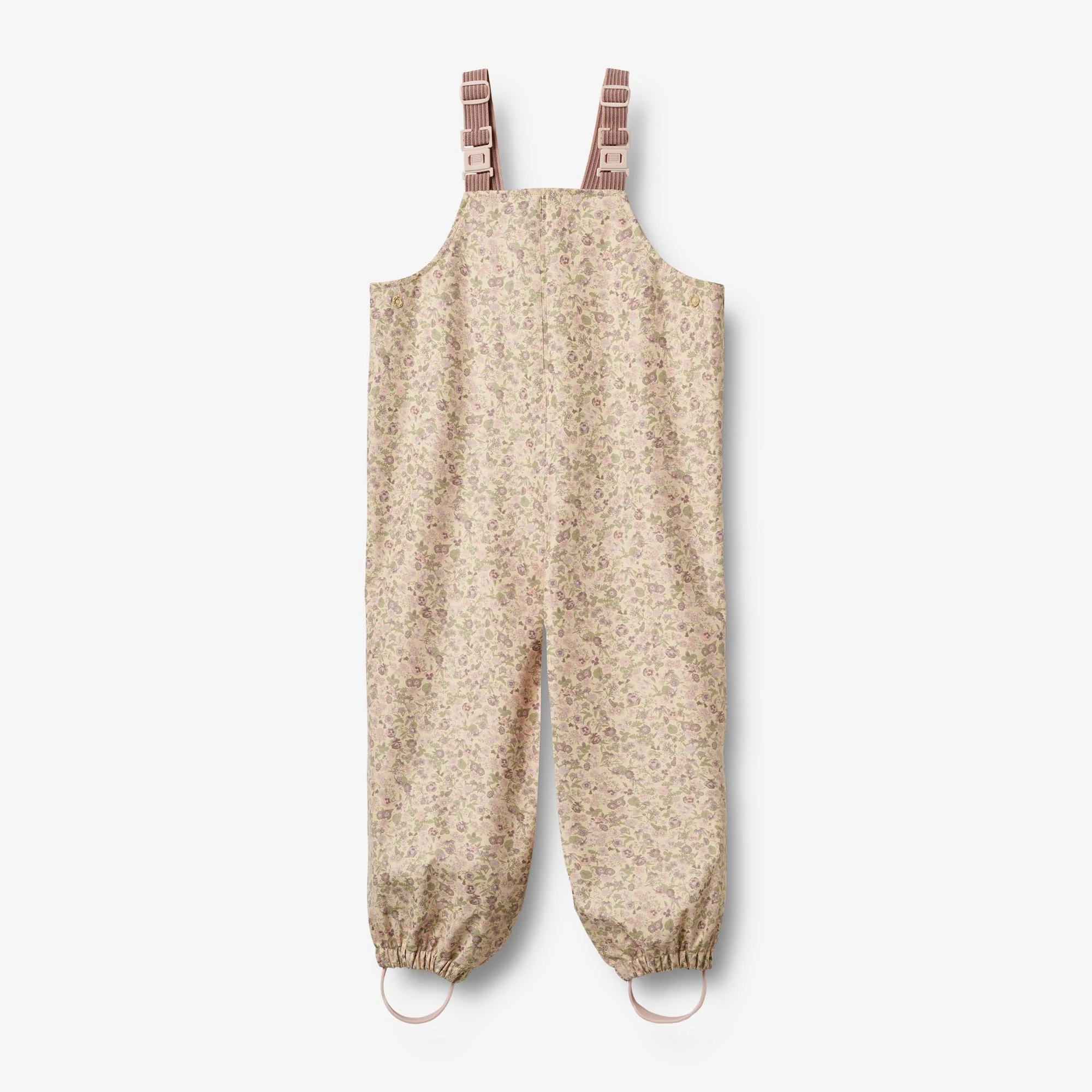 Rainwear Charlo Overalls - rose flower field