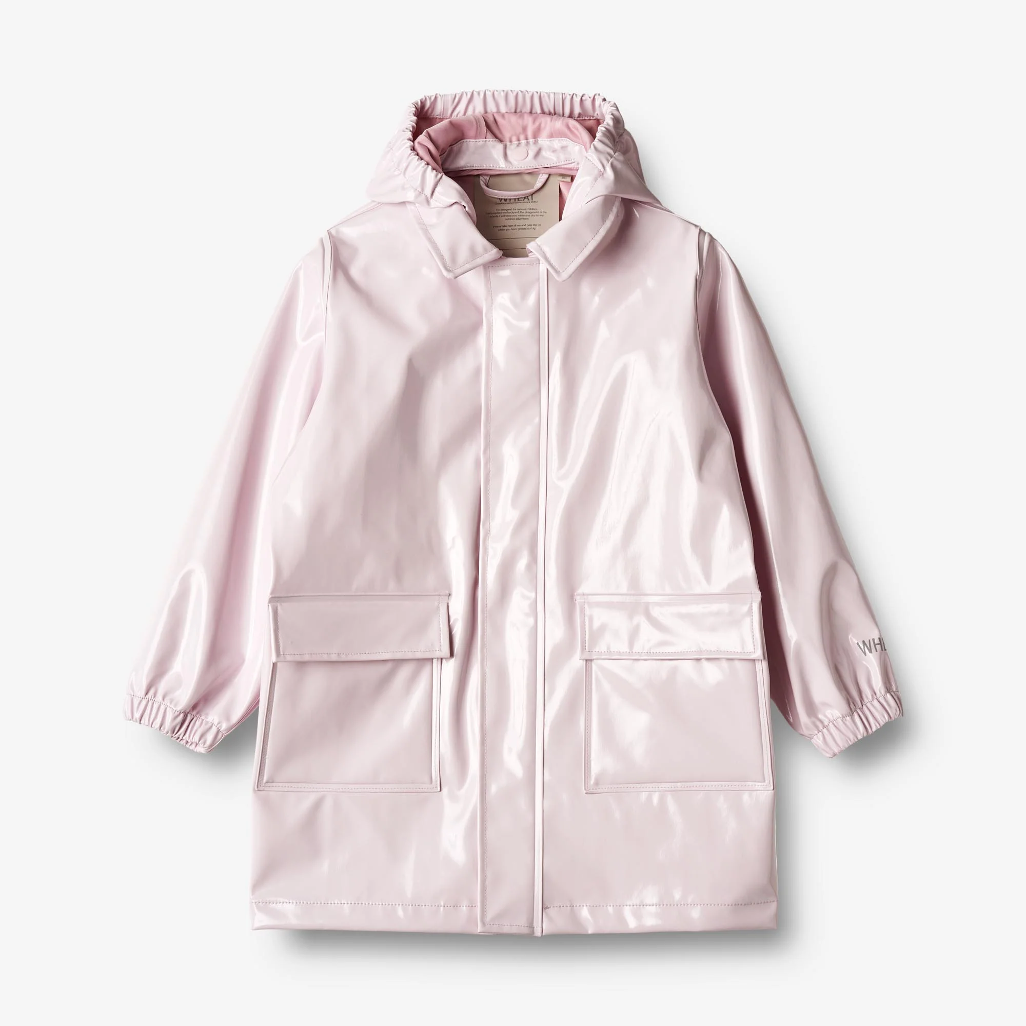 Rainwear Long Jacket Finley - cherry bloom glossy