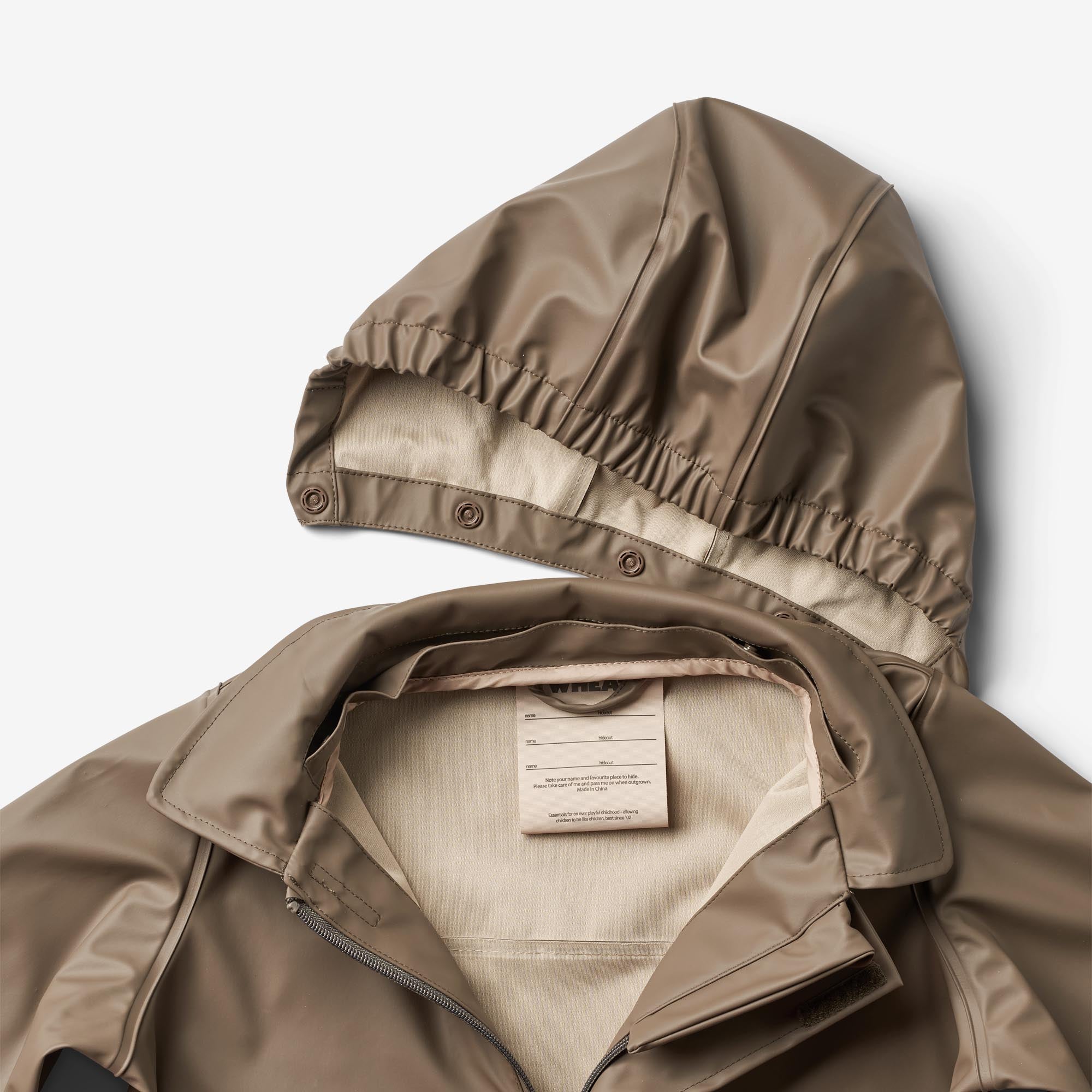 Rainwear Long Jacket Finley - dry wood - Image 3