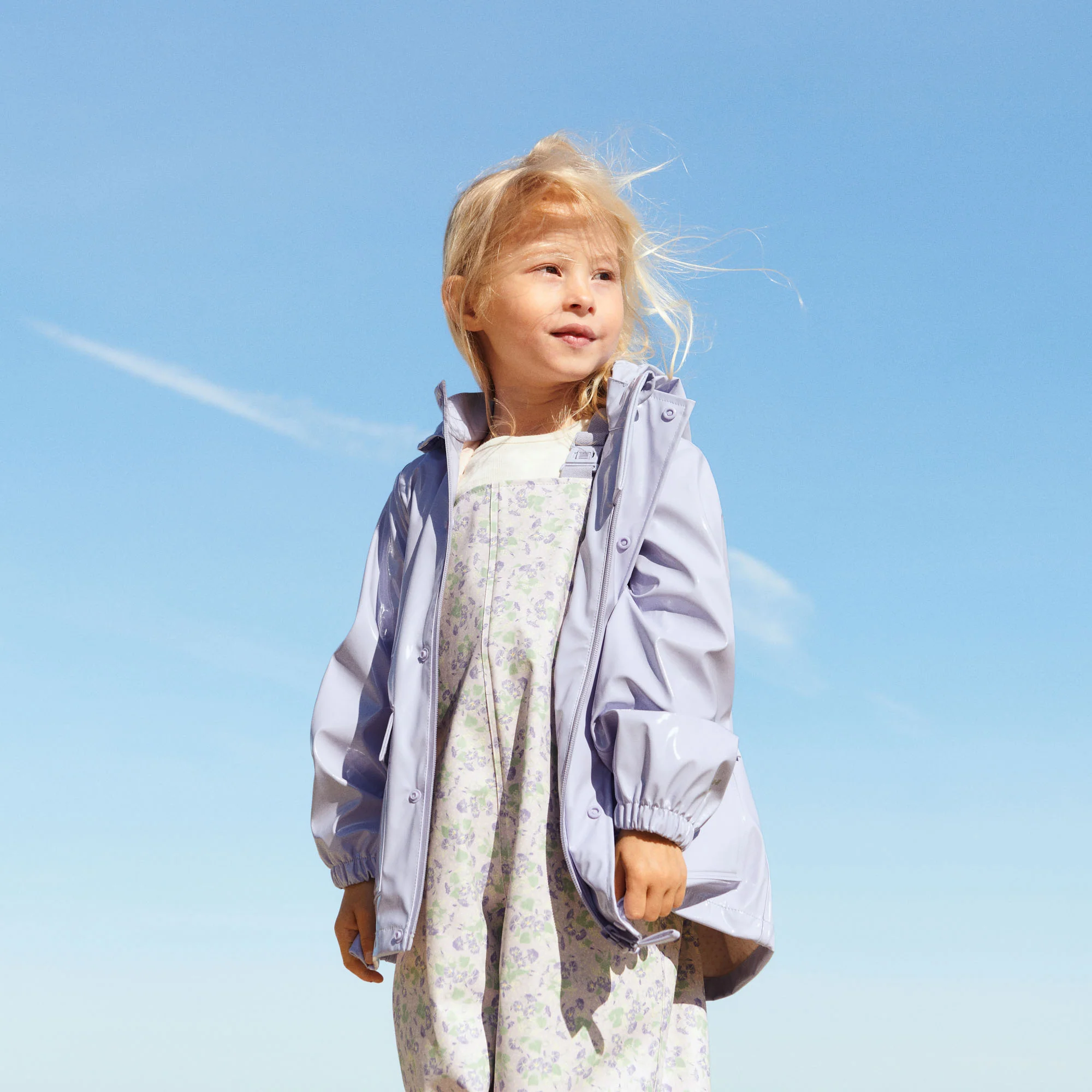 Rainwear Ollo jacket - lilac cosmic sky - Image 2
