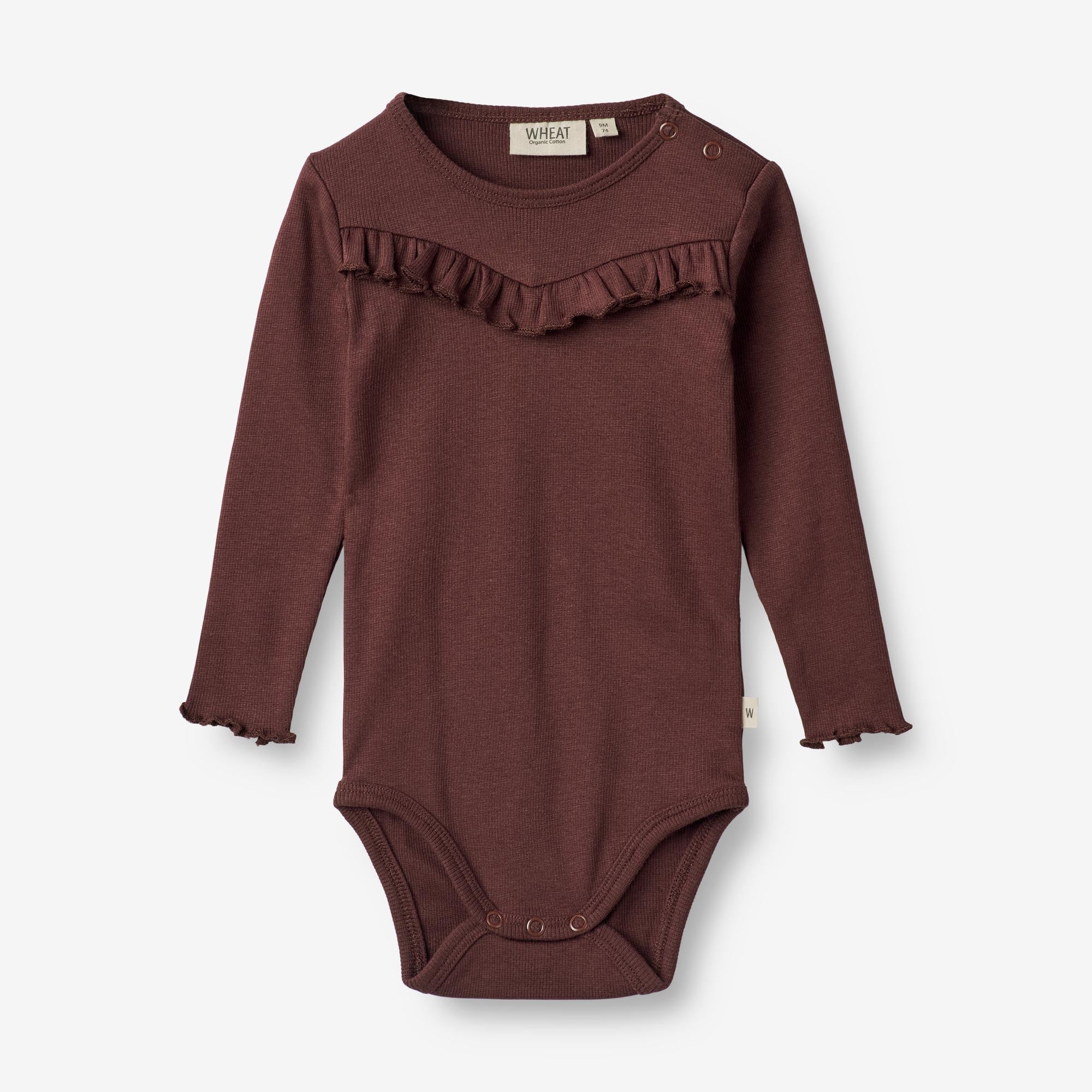 Rib Body Elise | Baby - aubergine